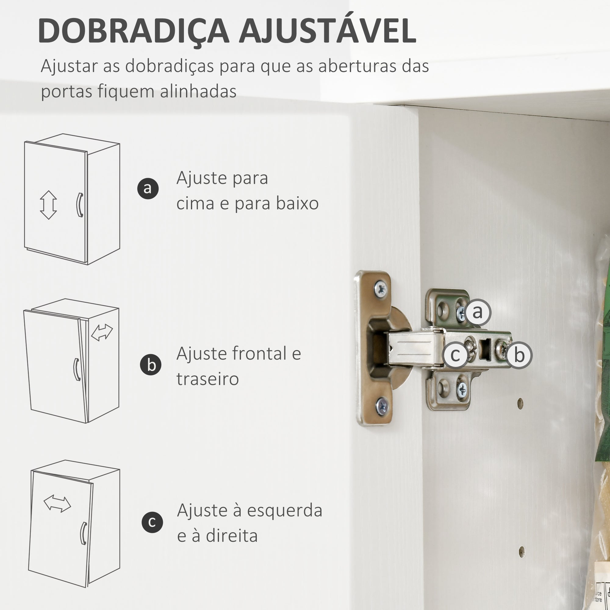Armário Alto de Cozinha com Gaveta e Prateleiras Ajustáveis 74,3x39,4x183cm Branco