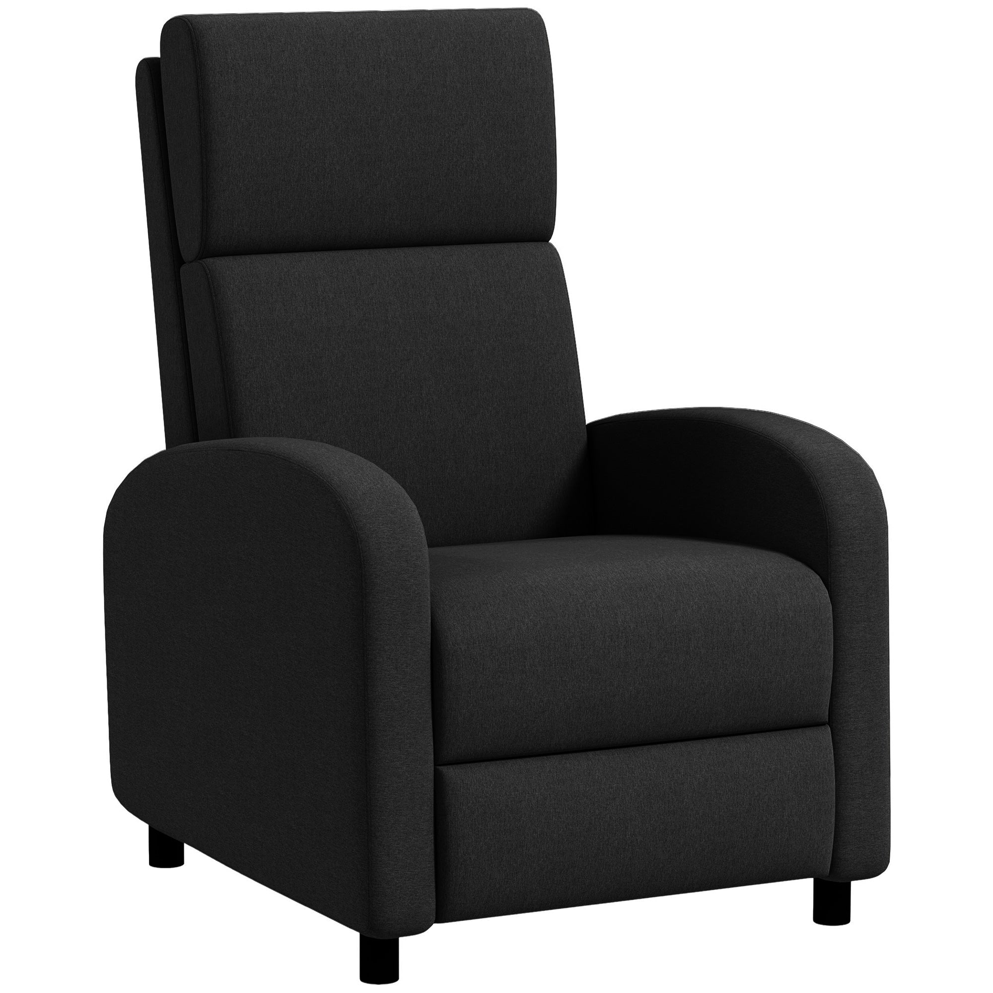 Poltrona Relax Reclinável 160° Preto 64x86x102 cm