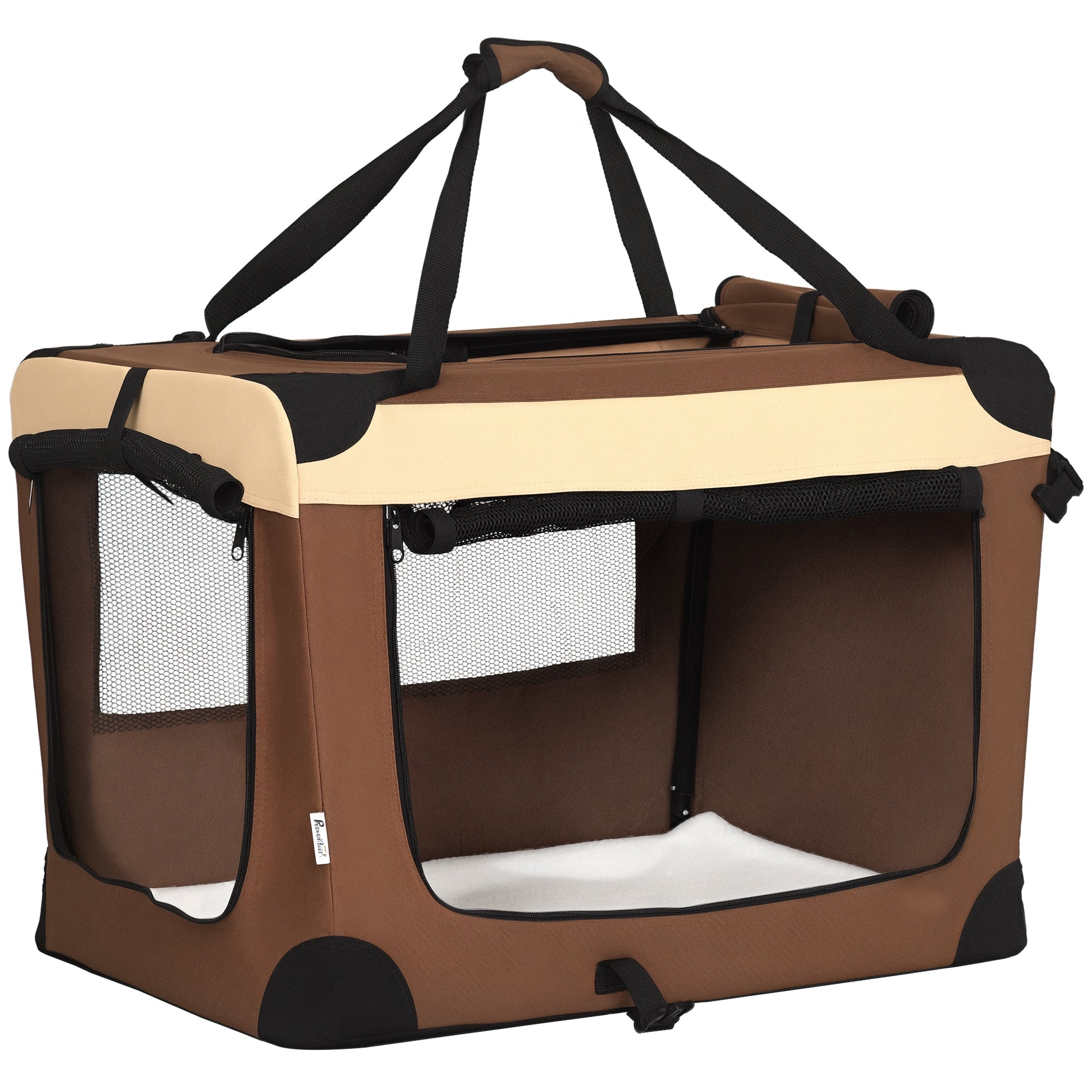Transportadora para Animais de Estimação 70x51x50cm Marrom