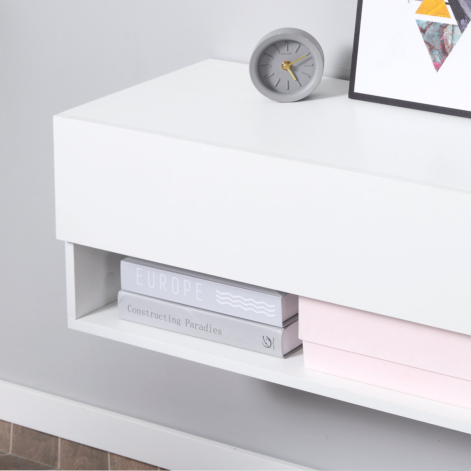 Móvel de TV Branco 140x32x31 cm - Organização e Estilo para a sua Sala de Estar