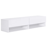 Móvel de TV Branco 140x32x31 cm - Organização e Estilo para a sua Sala de Estar