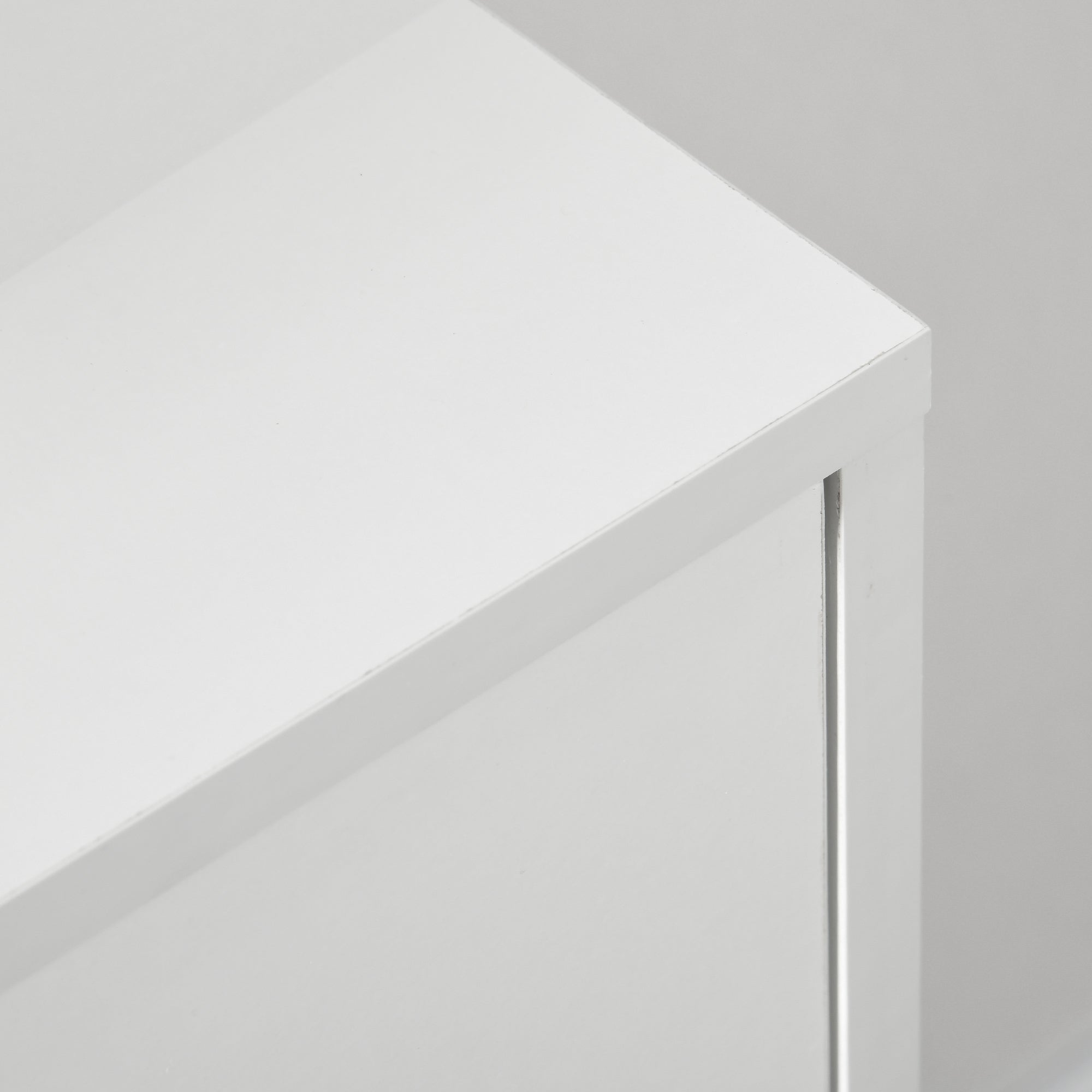 Cómoda com 3 Gavetas 80x30x80 cm Branco e Madeira