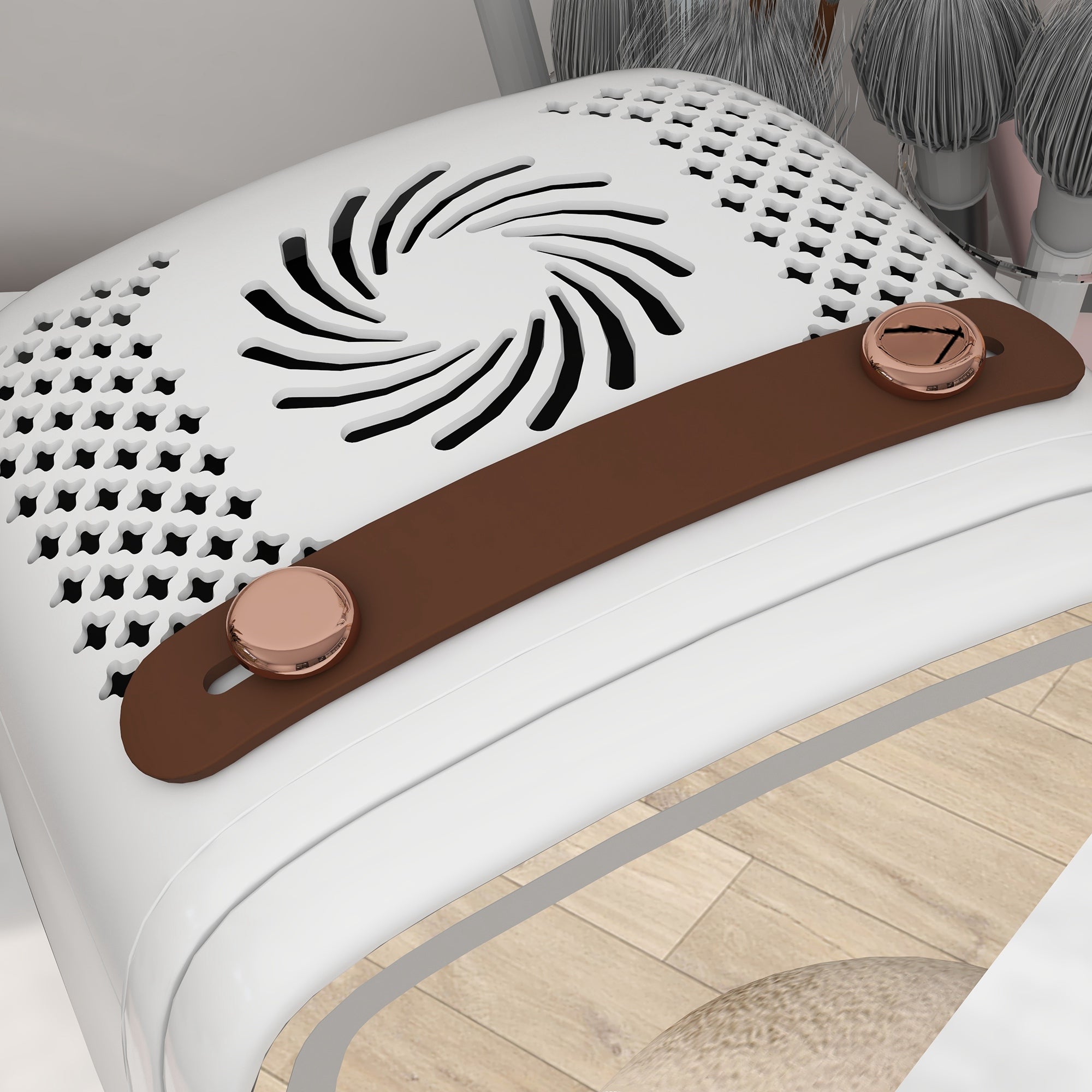 Mini Frigorífico de Cosméticos 6L Branco 24,3x19,4x35,6 cm