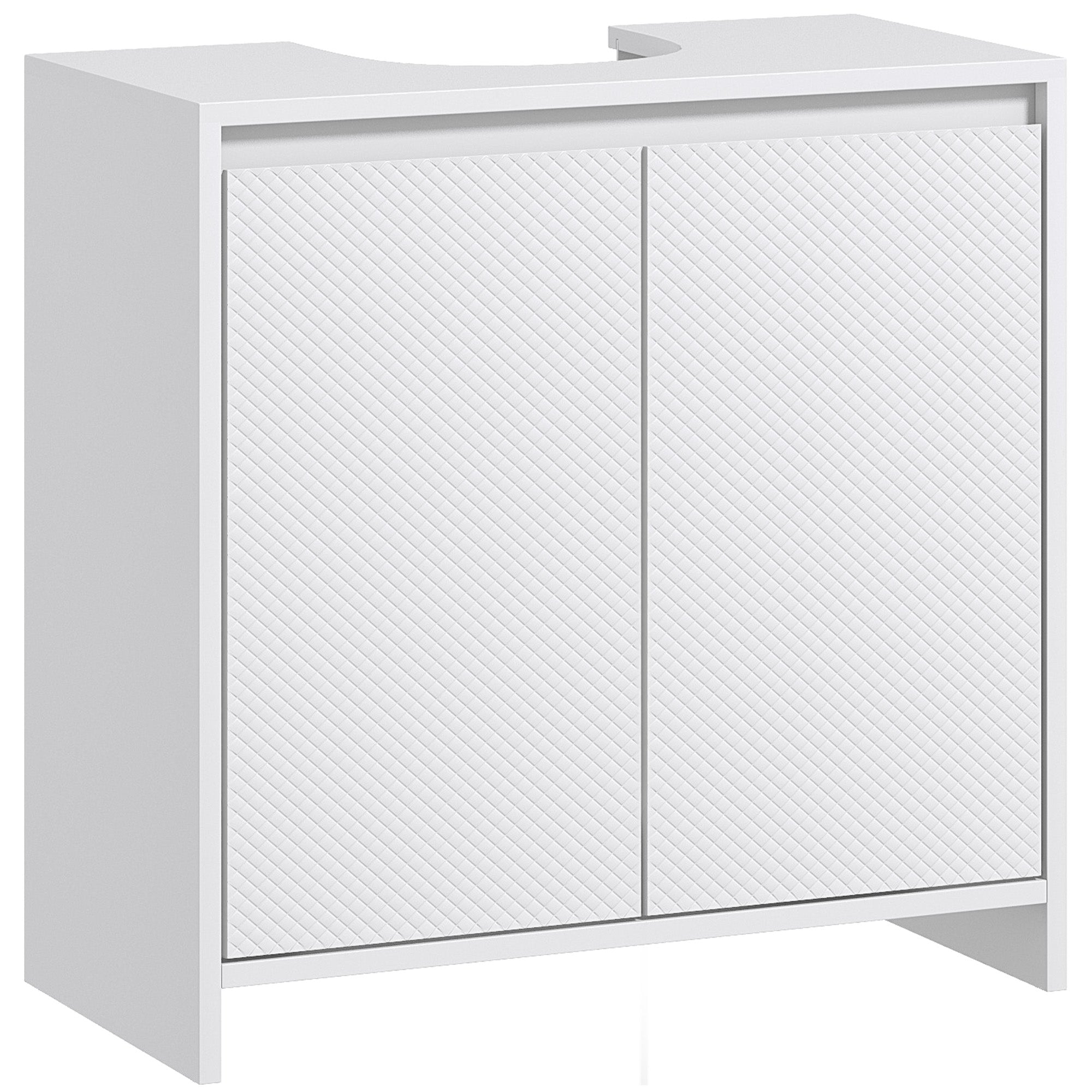 Móvel para Lavatório Moderno 60x30x60 cm - Branco