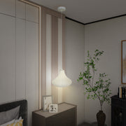 Candeeiro Suspenso Moderno Ø20,5x17,5 cm - Branco