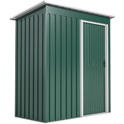 Abrigo de Jardim Exterior Verde 163x89x182 cm - Armazenamento para Ferramentas de Jardim