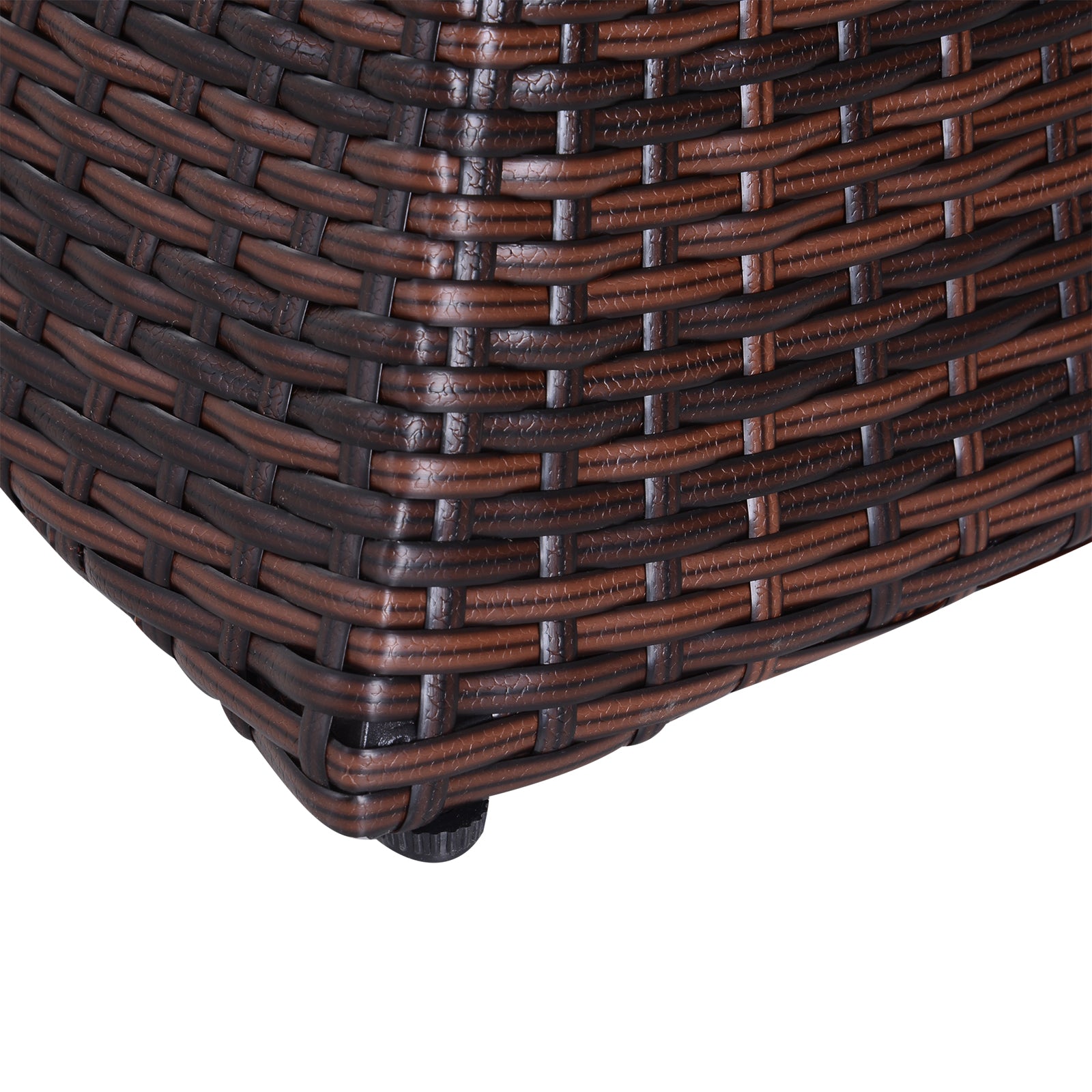 Mesa de Centro Vime Exterior 54x54x55cm - Cor Castanho