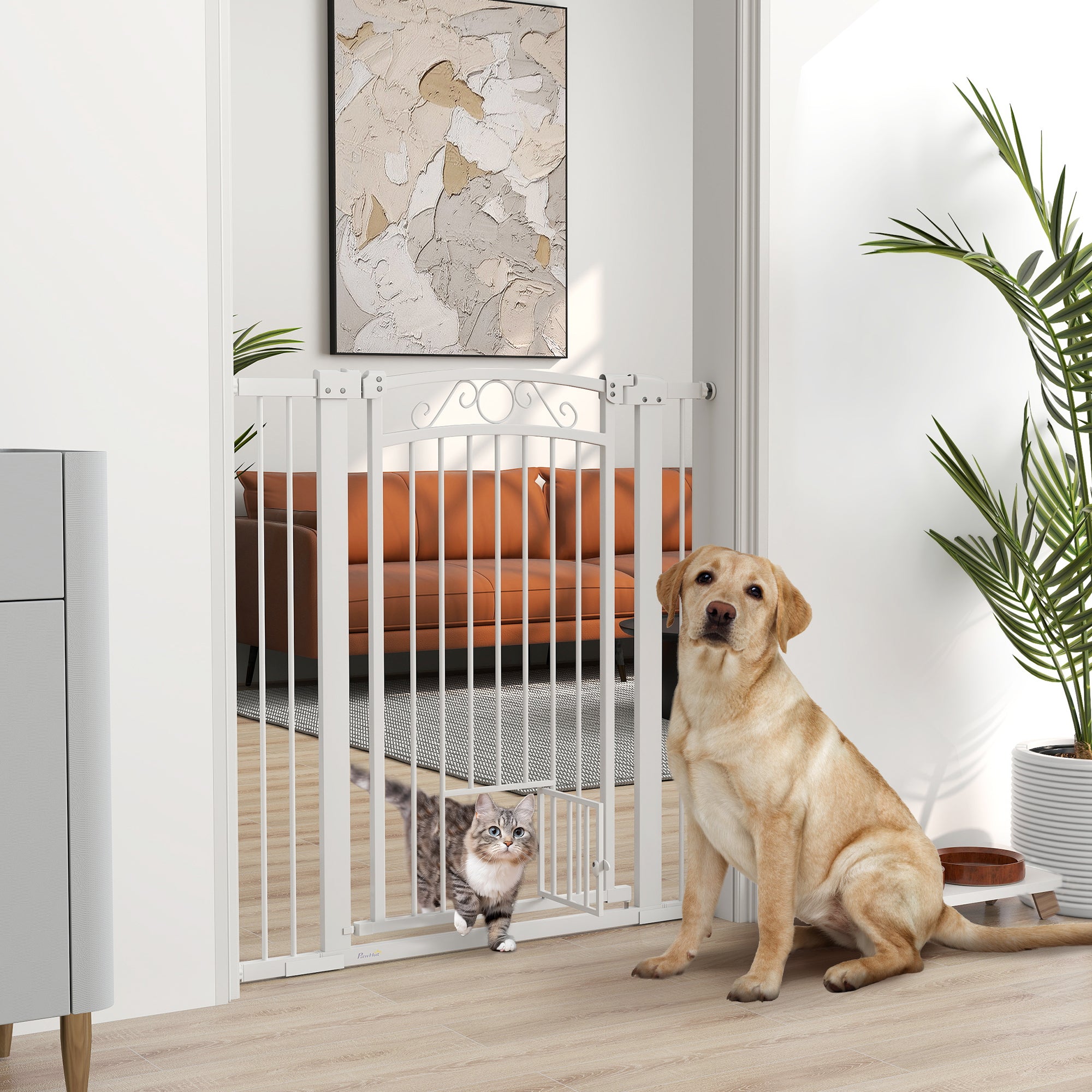 Barreira de Segurança Extensível 76-102 cm Branco