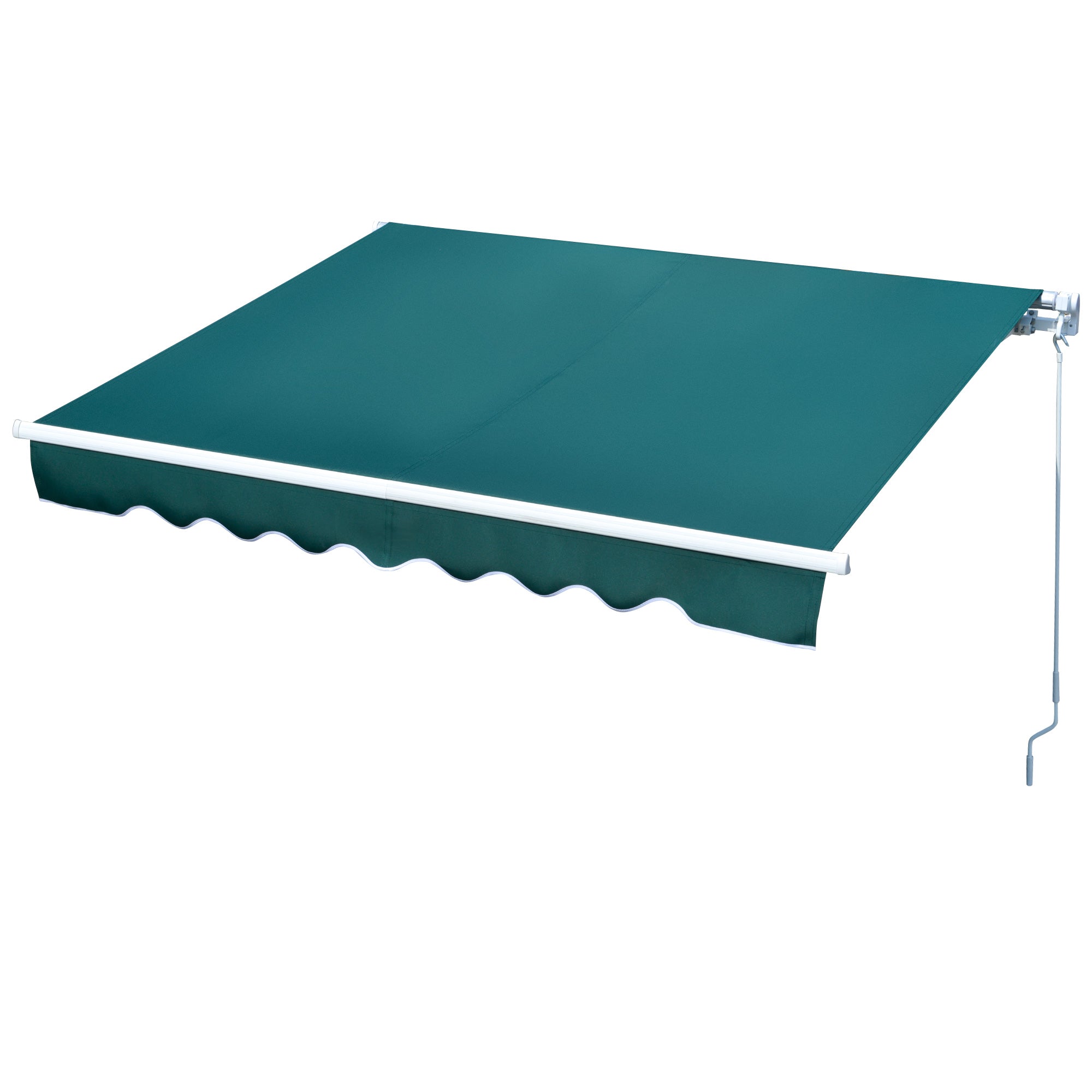 Toldo Retrátil Manual 250x200 cm - Verde Escuro