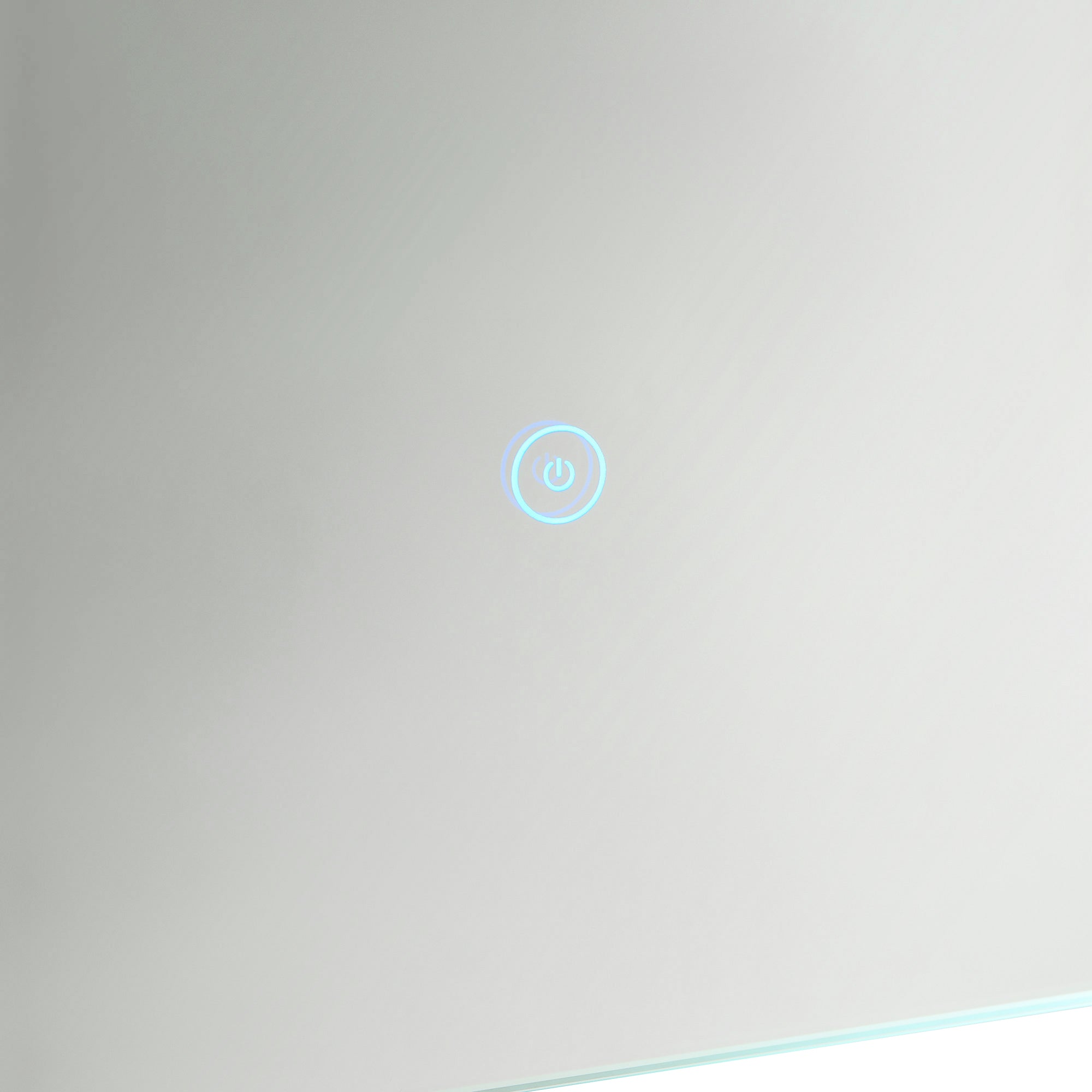 Espelho Casa de Banho LED 70x50 cm Prata