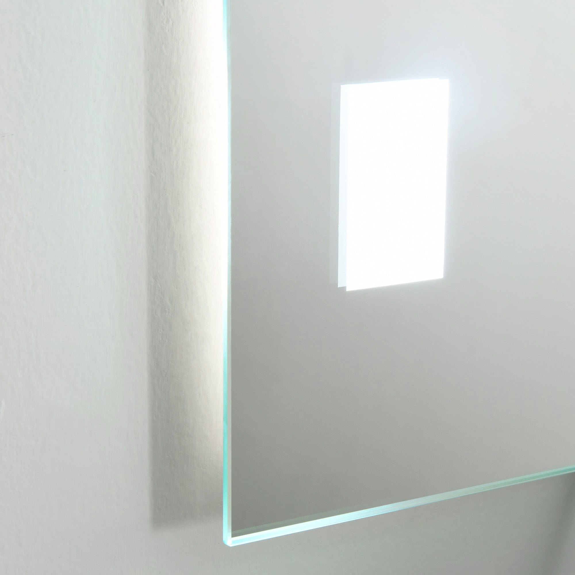 Espelho Casa de Banho LED 70x50 cm Prata