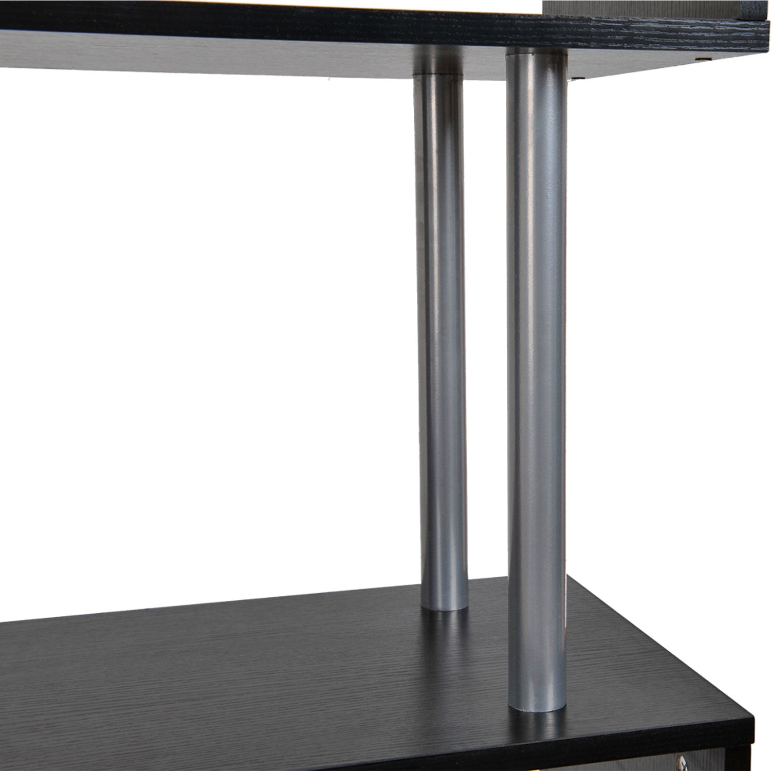 Estante de Madeira 80x30x145cm - Cor Preto