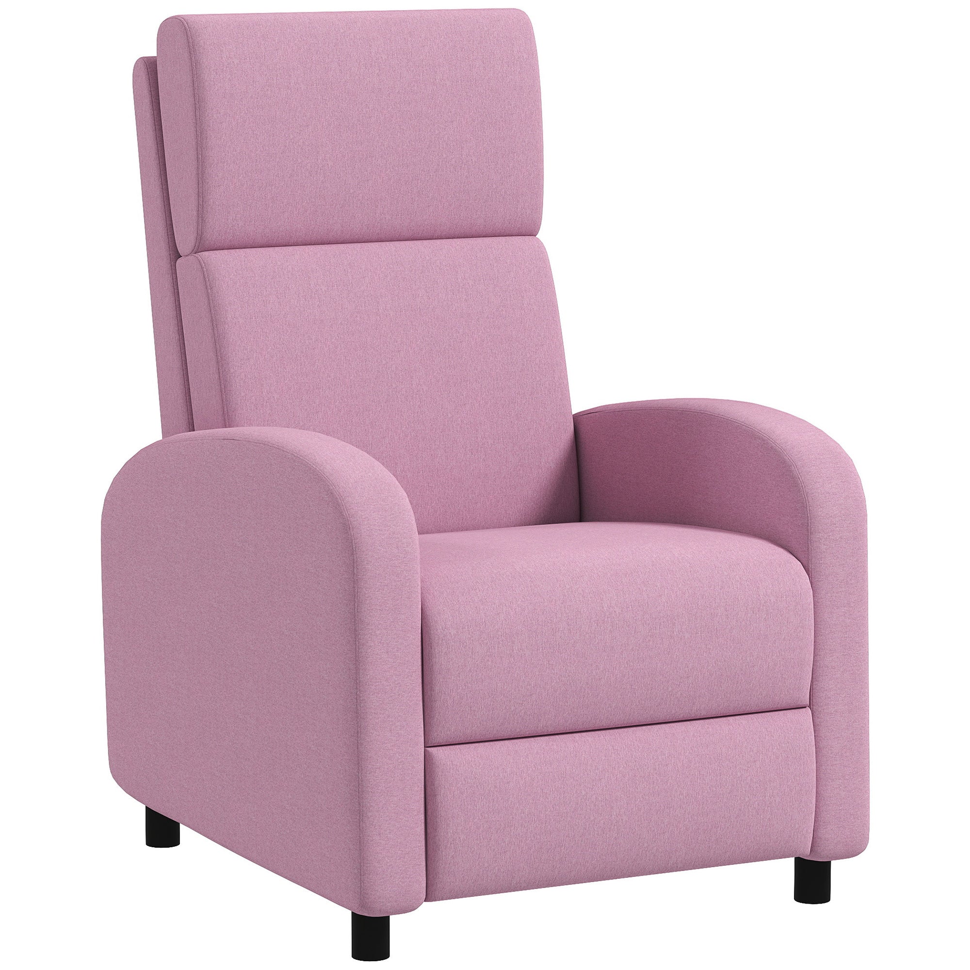 Poltrona Relax Reclinável 160° Rosa 64x86x102 cm