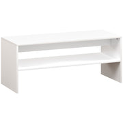 Mesa de Centro Branca de Alto Brilho 100x40x41,5 cm