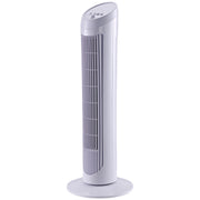 Ventilador de Torre 27x75cm Branco - Movimento Oscilante 70º e 3 Velocidades