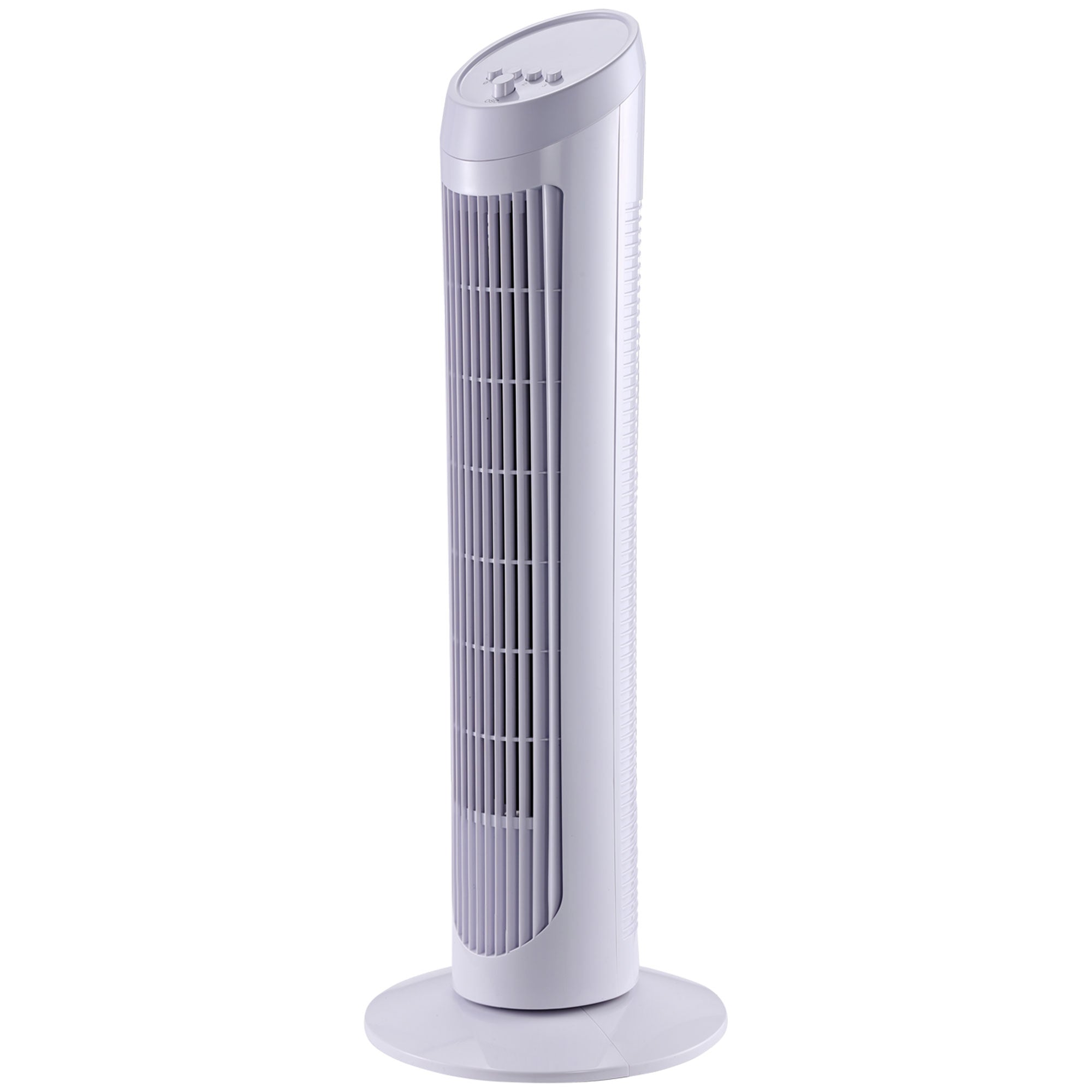 Ventilador de Torre 27x75cm Branco - Movimento Oscilante 70º e 3 Velocidades