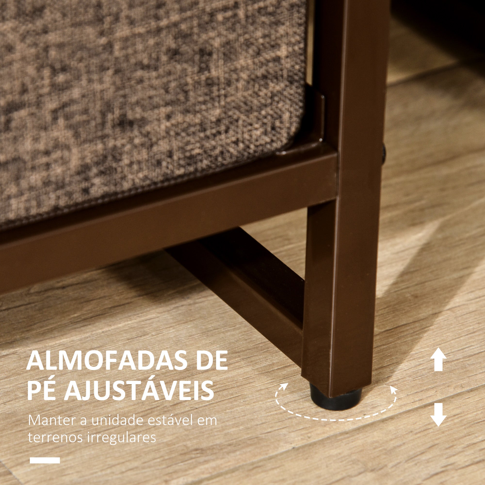 Cómoda Multicolor 80x29x78,5 cm - Organizador com 7 Gavetas Dobráveis