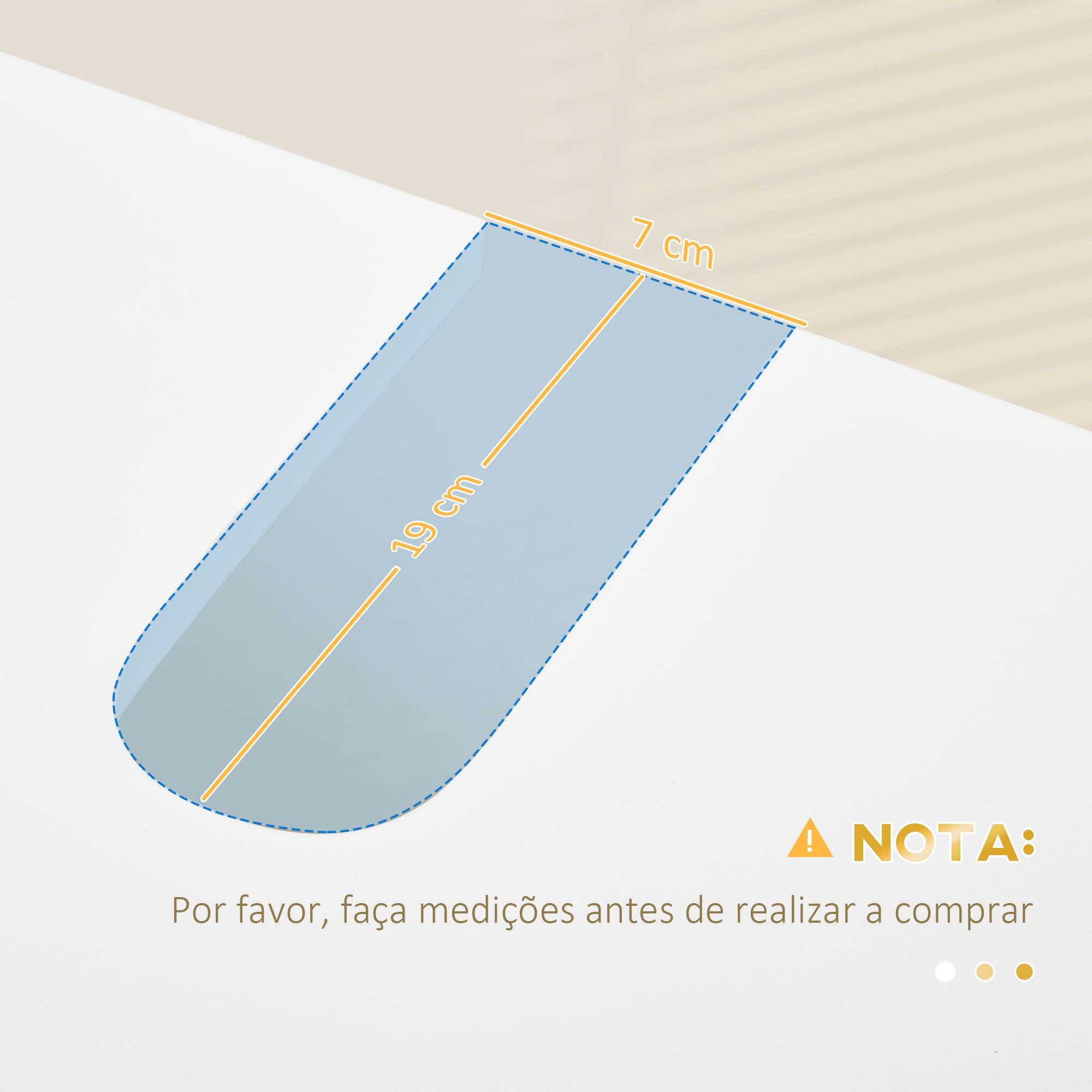 Armário para Casa de Banho Moderno 60x30x65 cm Branco e Dourado