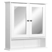 Armário de Parede com 3 Níveis de Armazenamento - Blanco 56x13x58cm