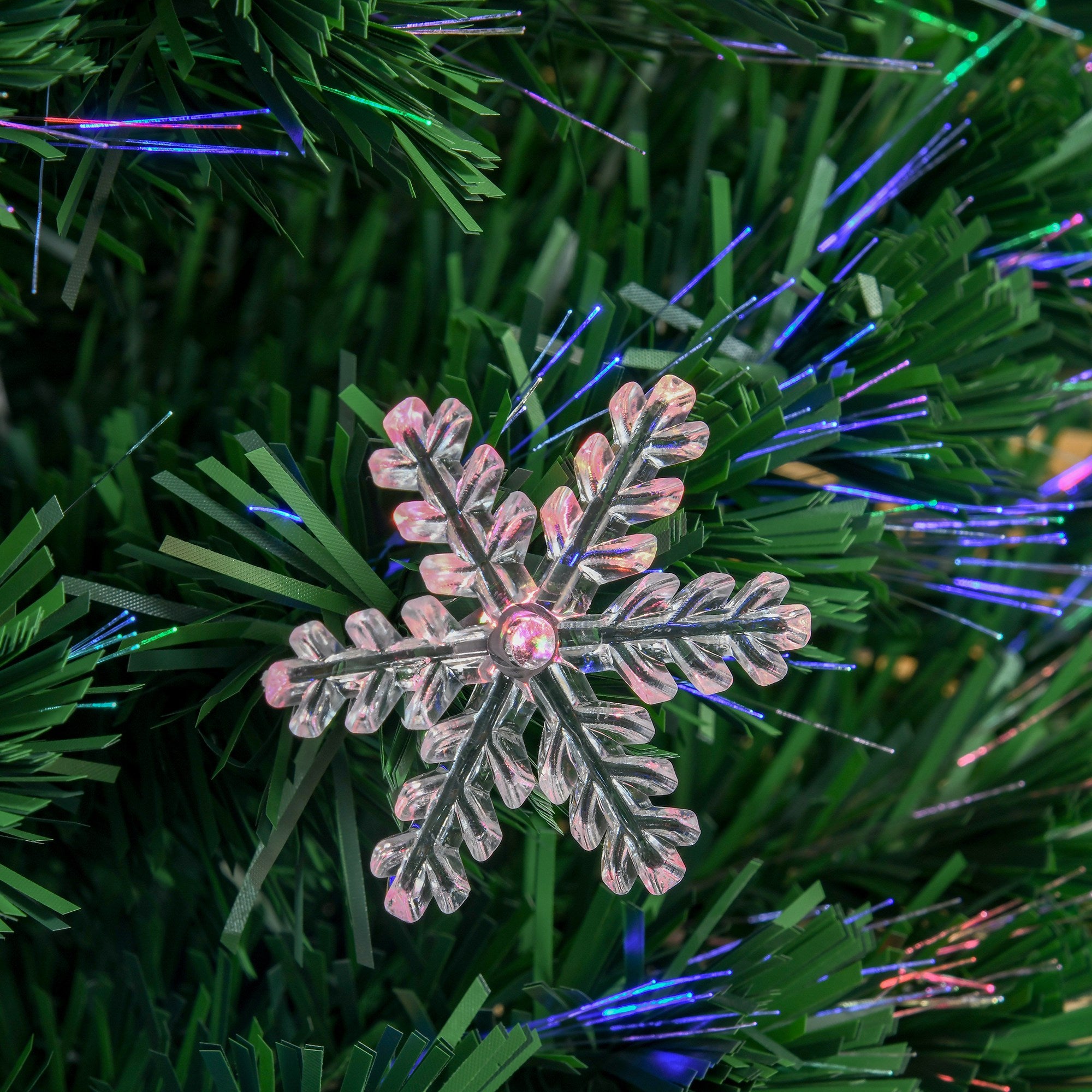 Árvore de Natal Artificial 150 cm Verde com 180 Ramos e Luzes LED