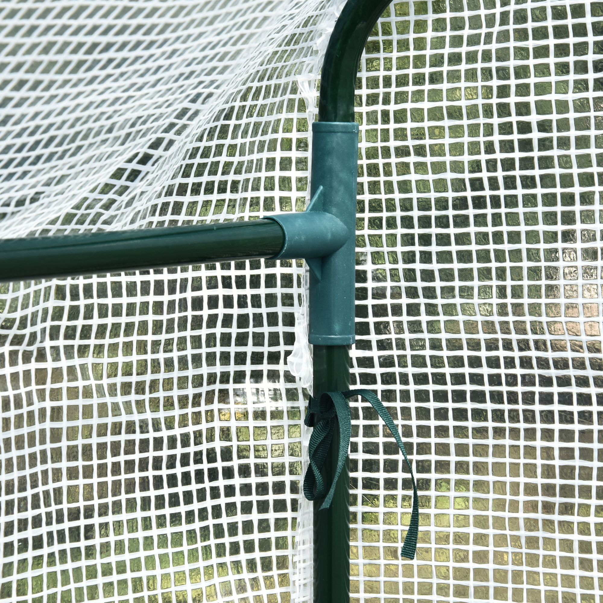 Estufa de Jardim com 4 Prateleiras 120x186x190cm - Branco