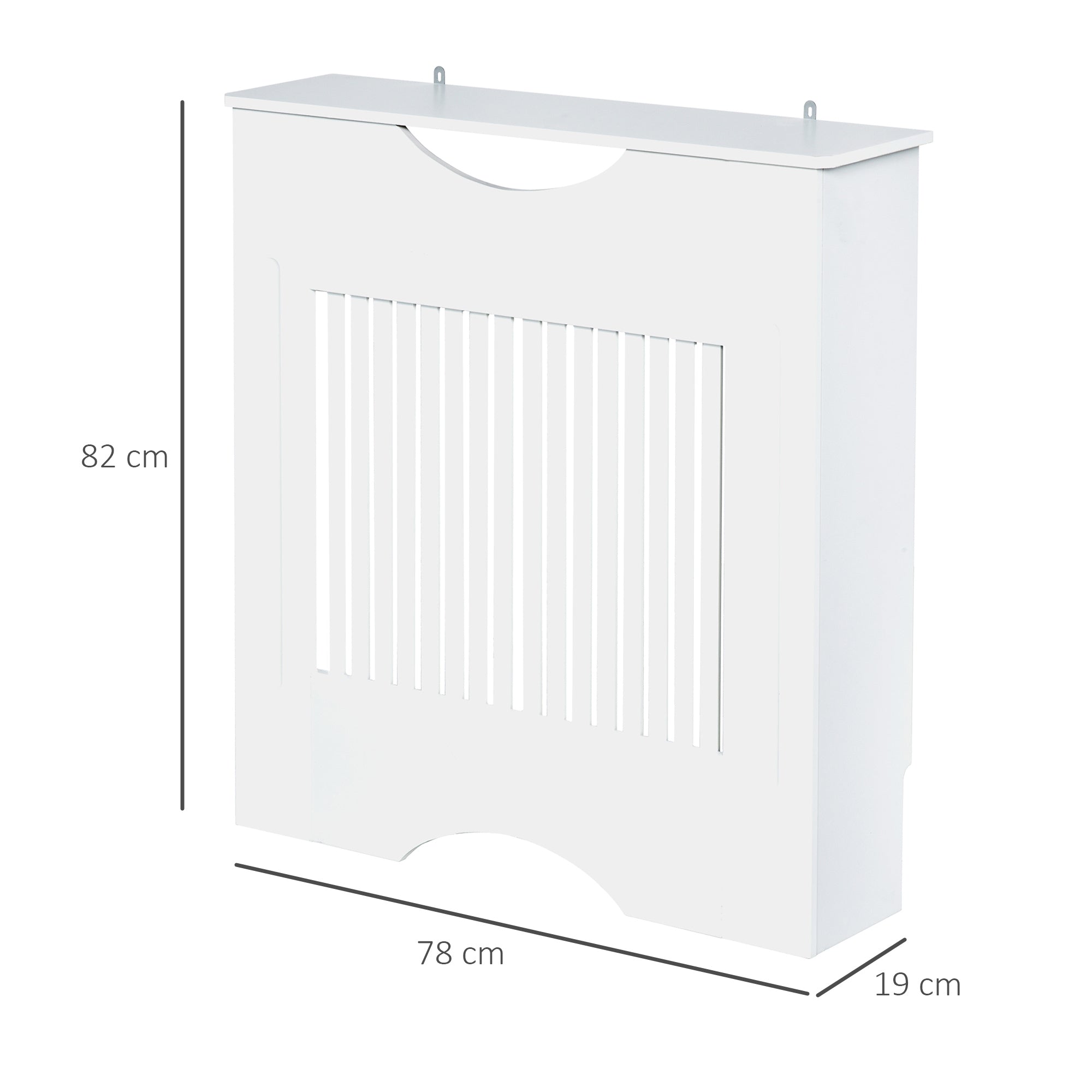 Cobertura de Radiador – 82x78x19 cm – Branco – MDF