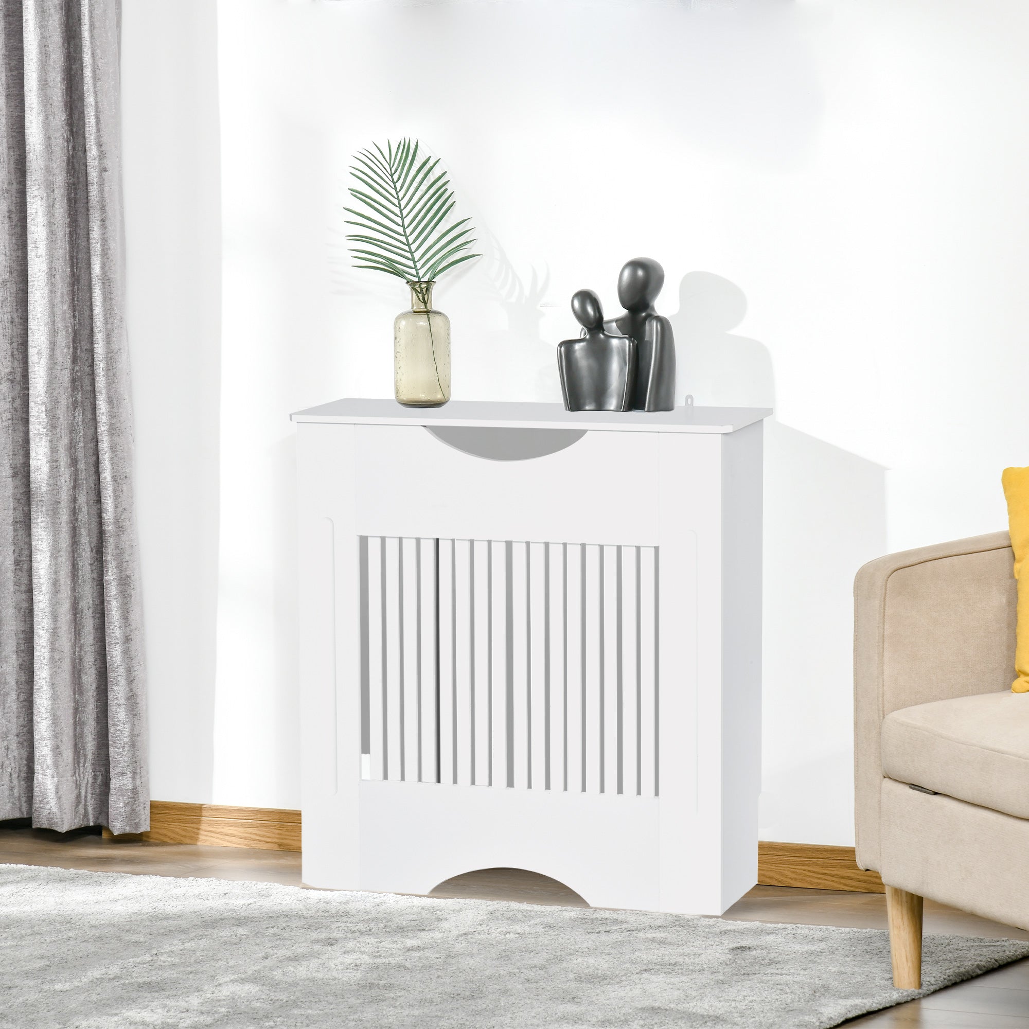 Cobertura de Radiador – 82x78x19 cm – Branco – MDF
