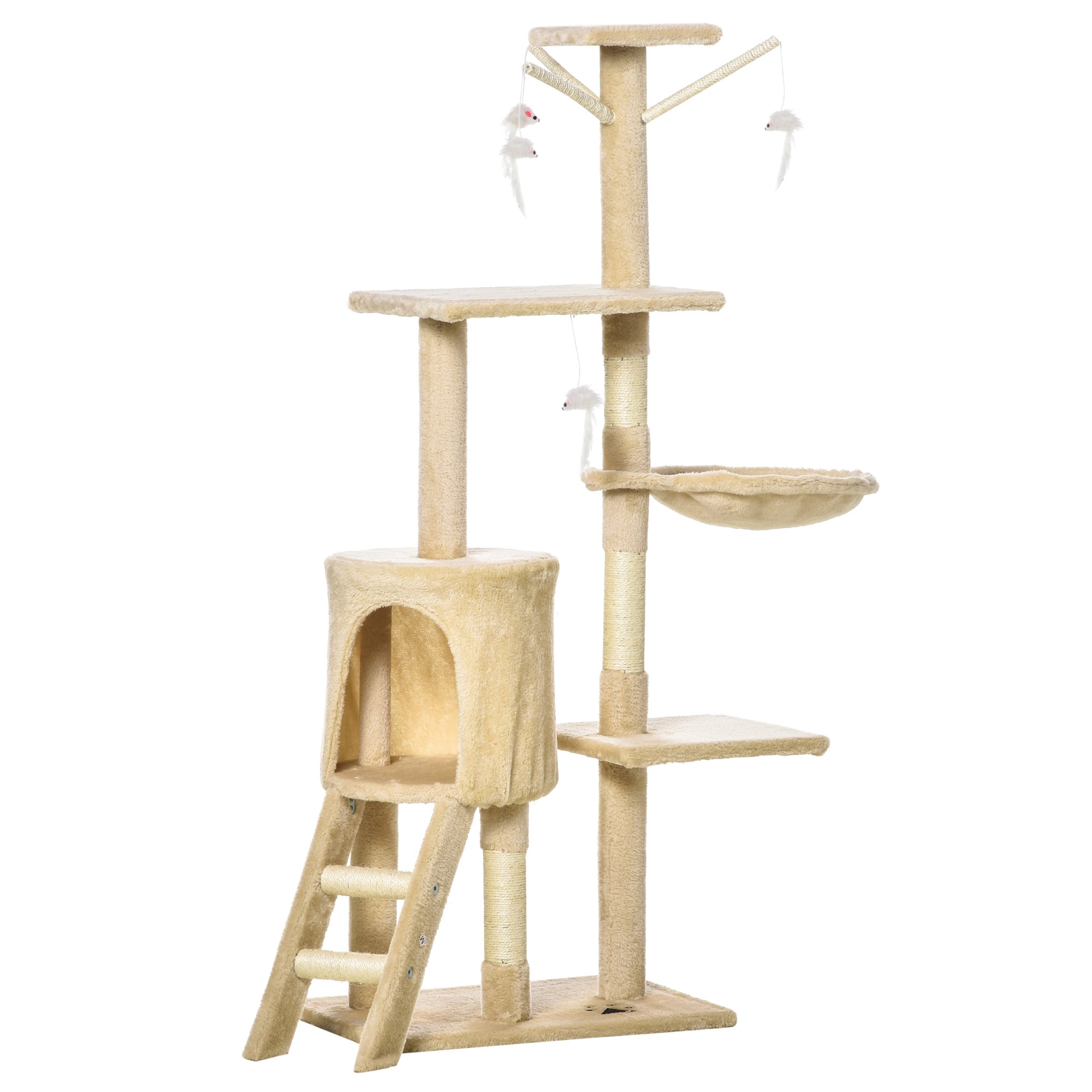 Arranhador para Gatos de 134,2 cm Bege