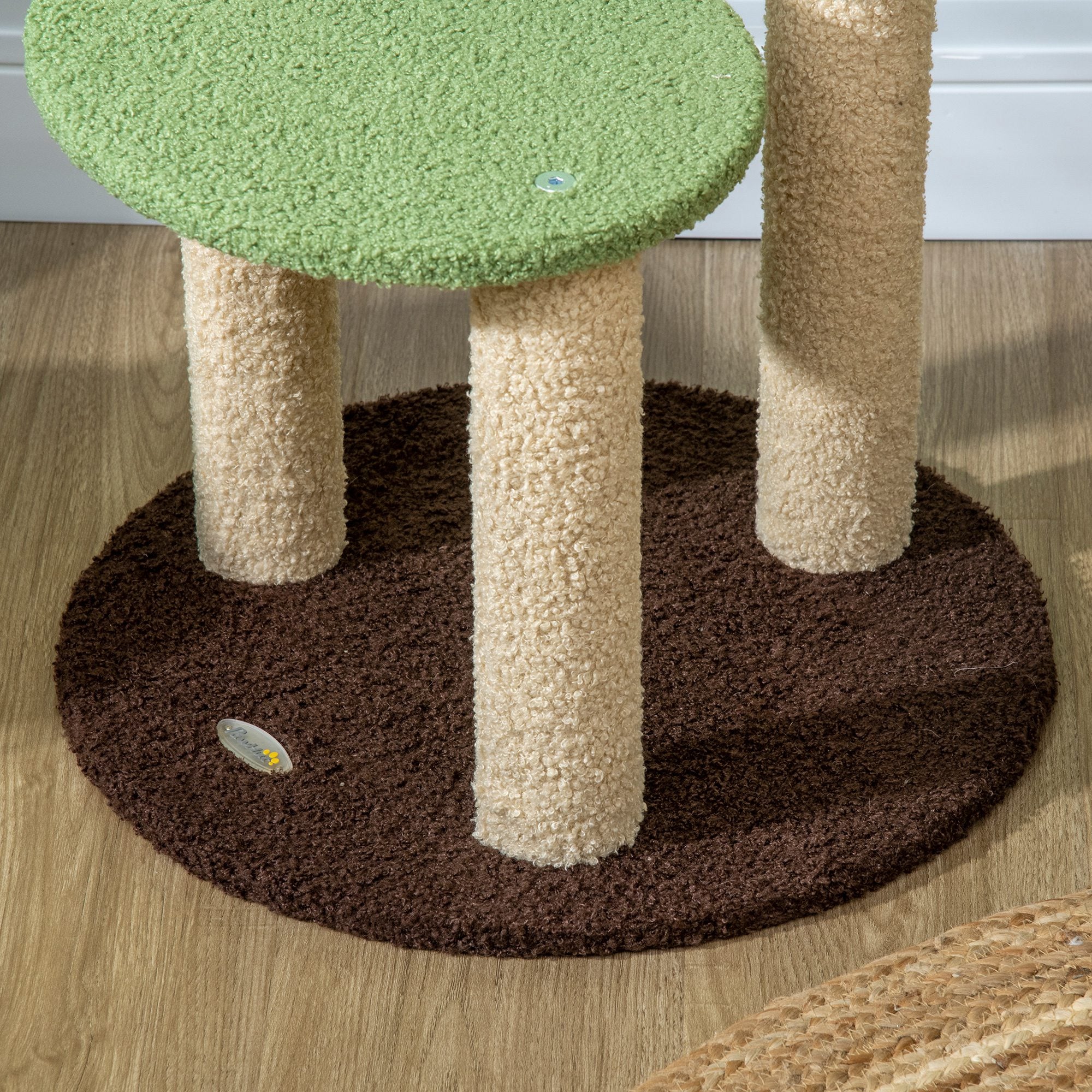 Arranhador para Gatos Altura 83cm Cor Verde
