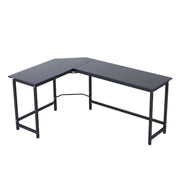 Secretária de Canto em Forma de L 168x120x75cm - Preto