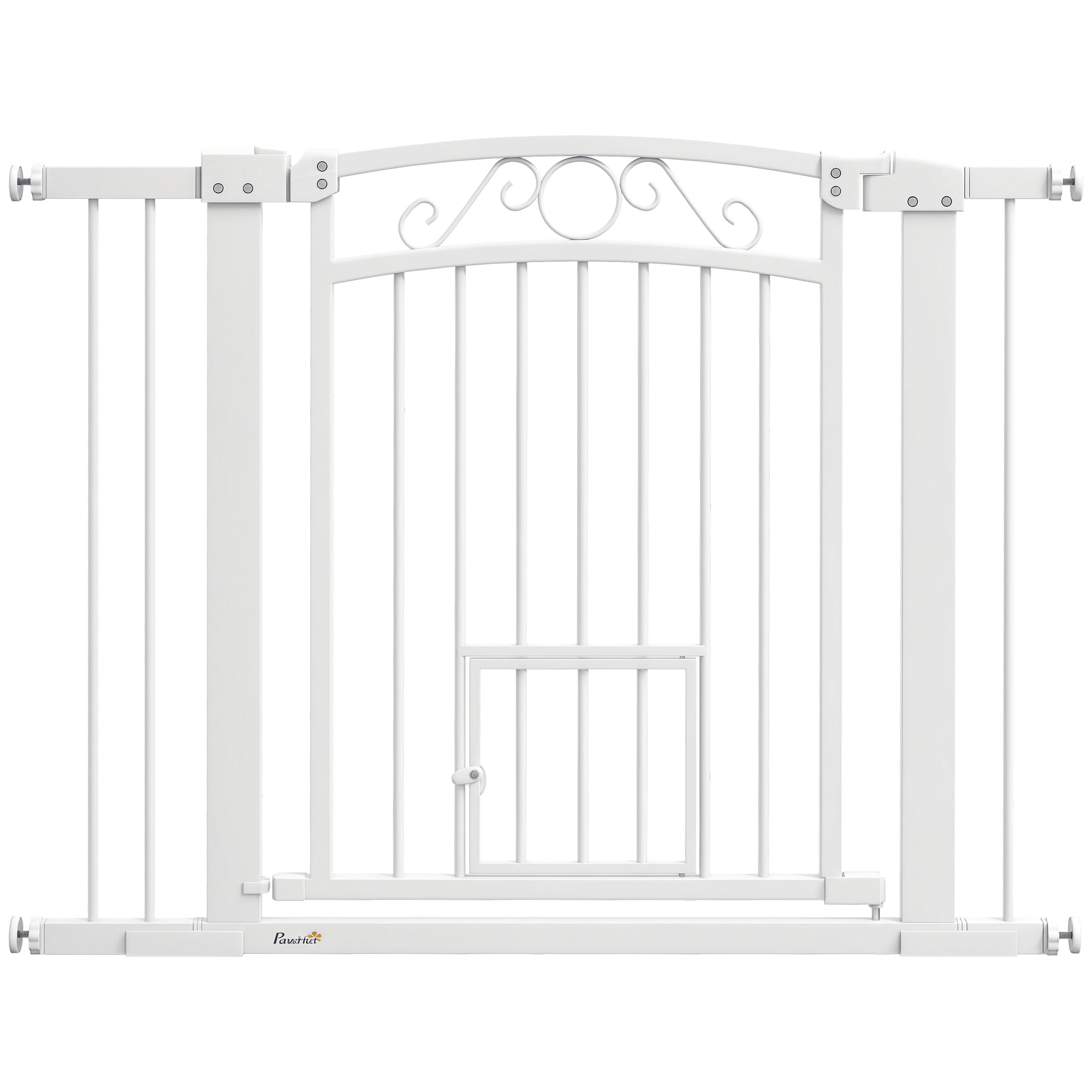 Barreira Extensível para Cães - Branco 76-102x77,5 cm