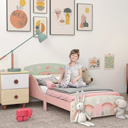 Cama Infantil de Madeira – 143x77x60 cm – Cor Rosa