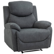 Poltrona Reclinável Ergonômica Cinza Escuro 97x96x105,5cm