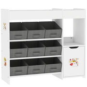 Organizador de Brinquedos Infantil 92x30x80 cm - Branco