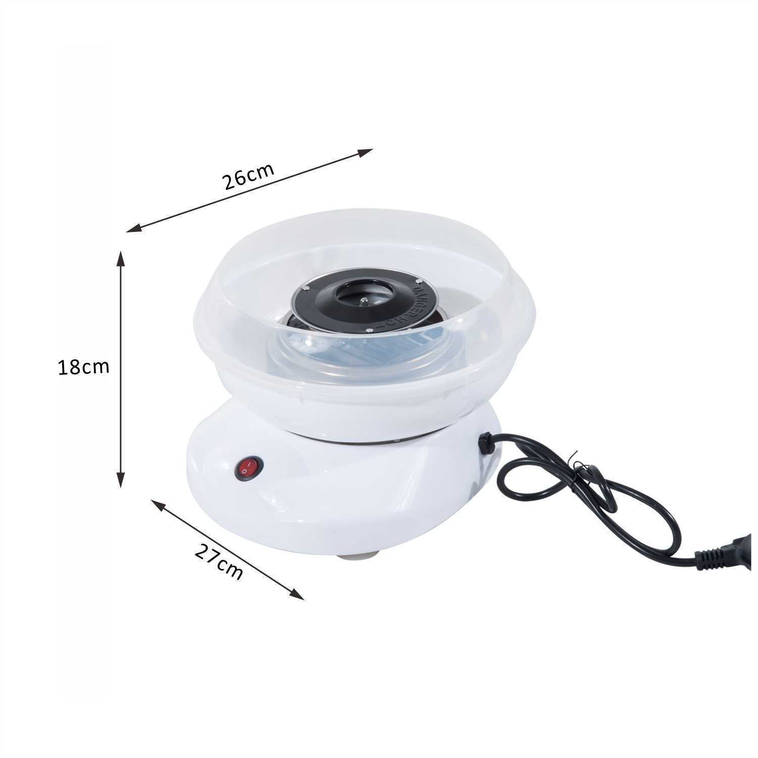 Máquina de Algodão Doce 27x26x18cm Branco