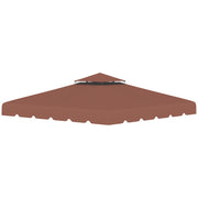 Toldo de Substituição 300x300 cm Marrom