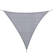 Vela de Sombra Triangular Cinzenta 300x300x300 cm