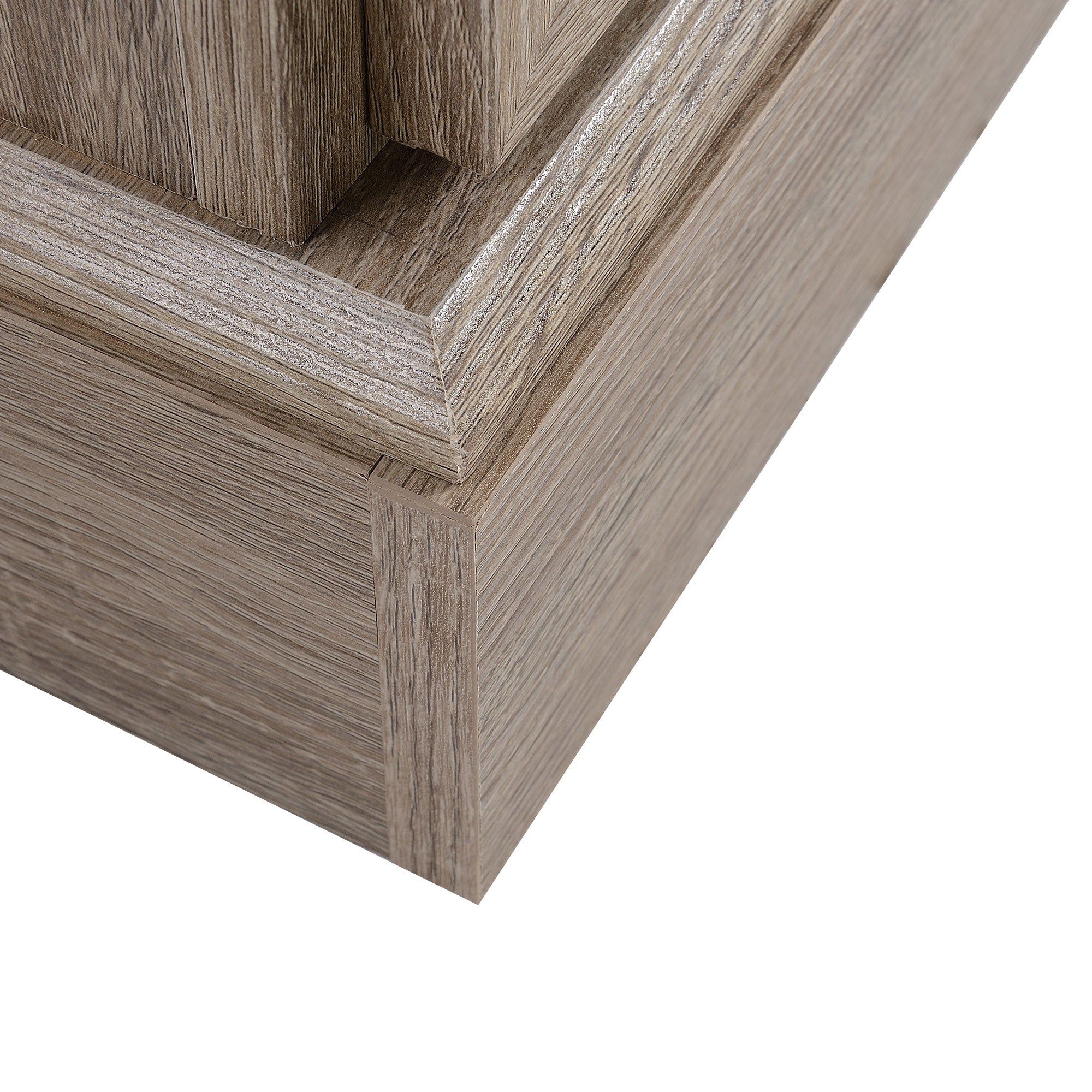 Aparador Moderno com Porta de Vidro 79x39x92cm - Marrom