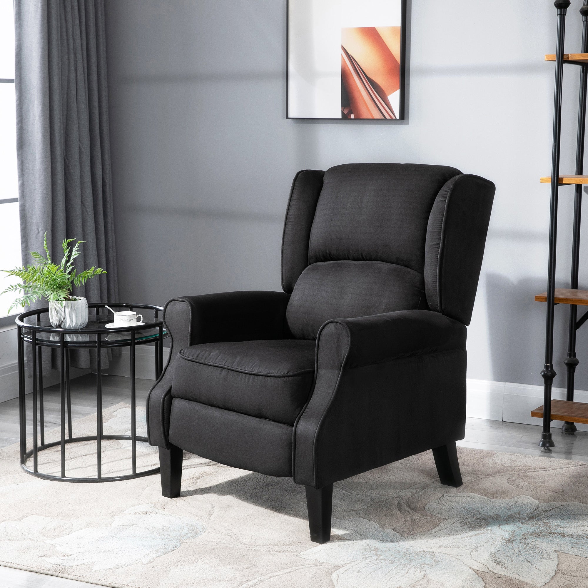 Poltrona de Massagem Relax Reclinável 78x83x101 cm - Cor Preto
