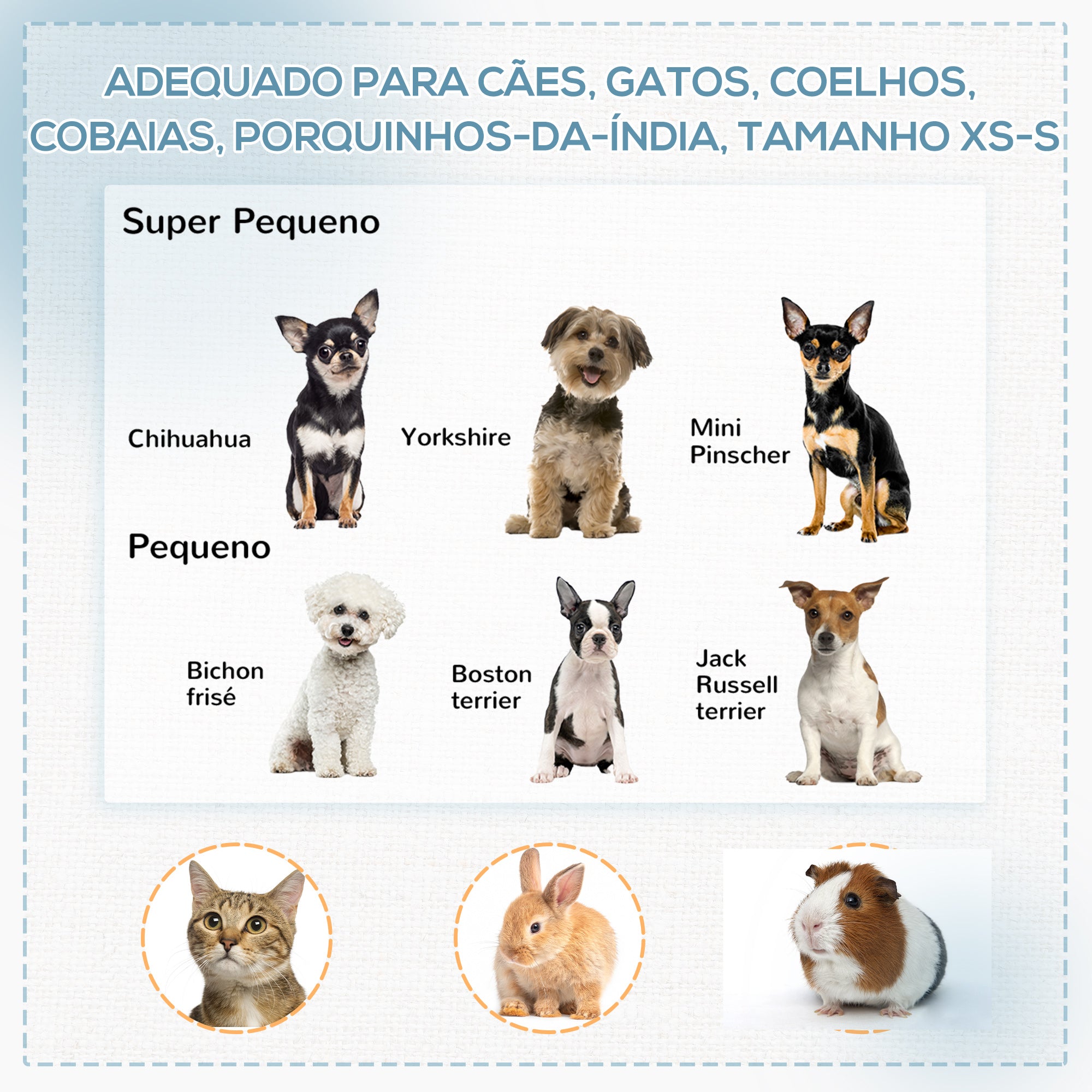 Parque Portátil para Animais de Estimação - Blue Ø126x58cm
