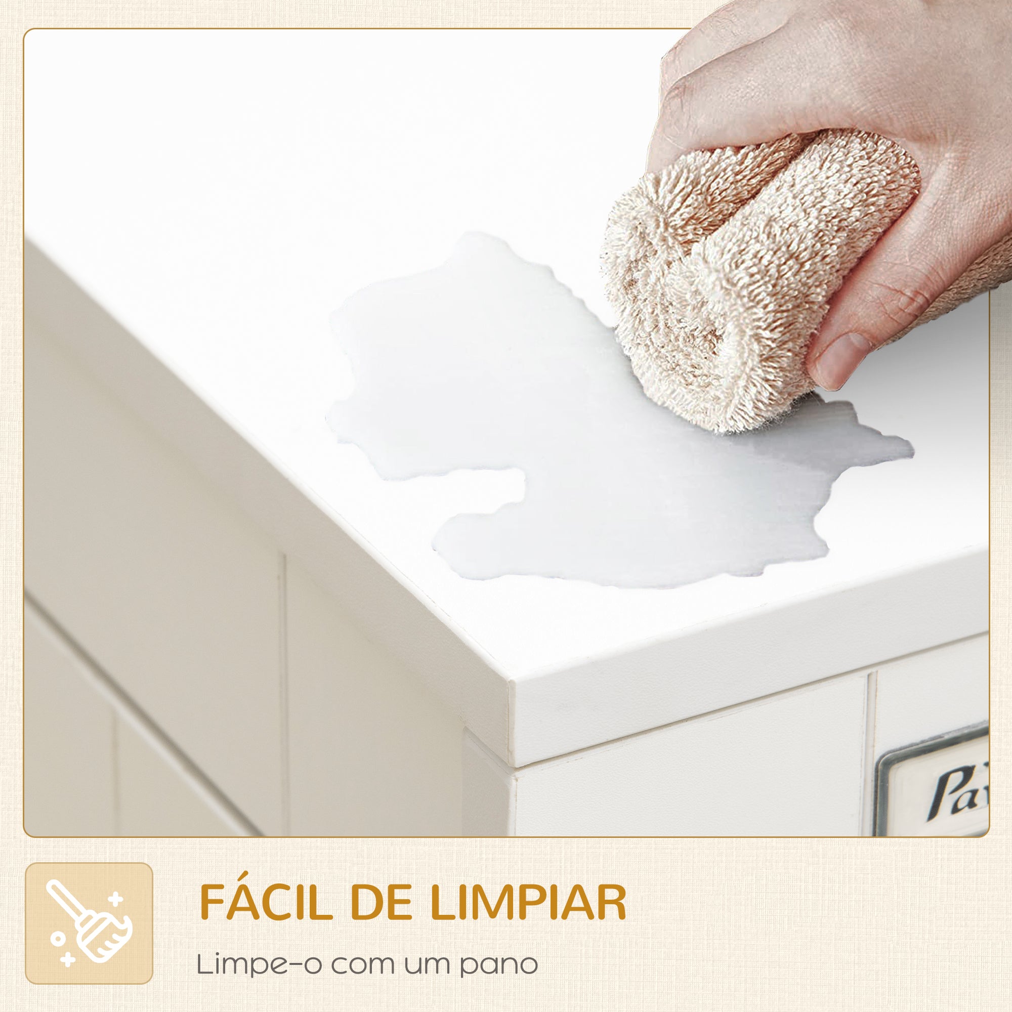 Gaiola para Cães – 94x60x71,5cm – Branco – Aço e Aglomerado