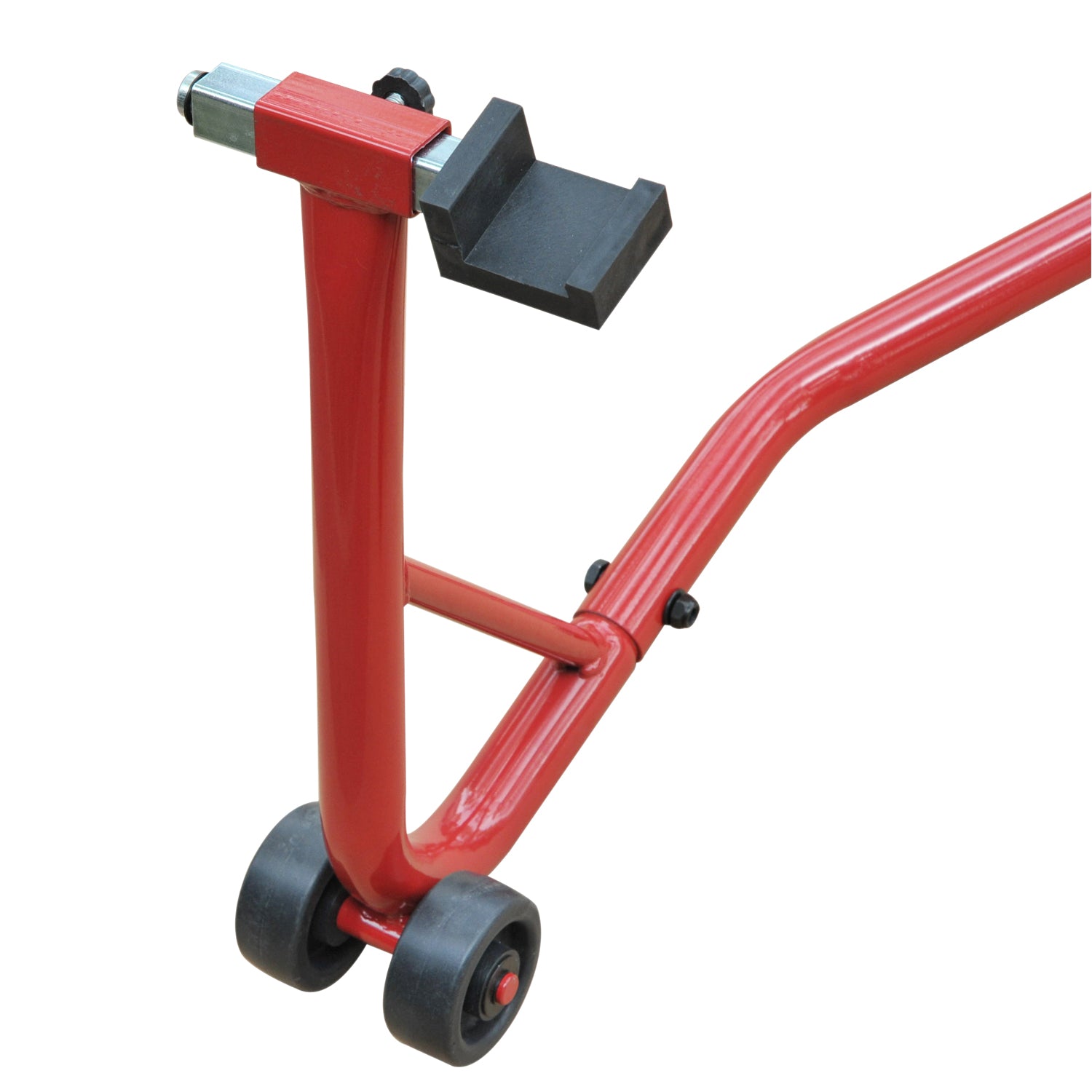 Descanso de Mota Portátil - 80 x 50 x 40 cm - Cor Vermelho