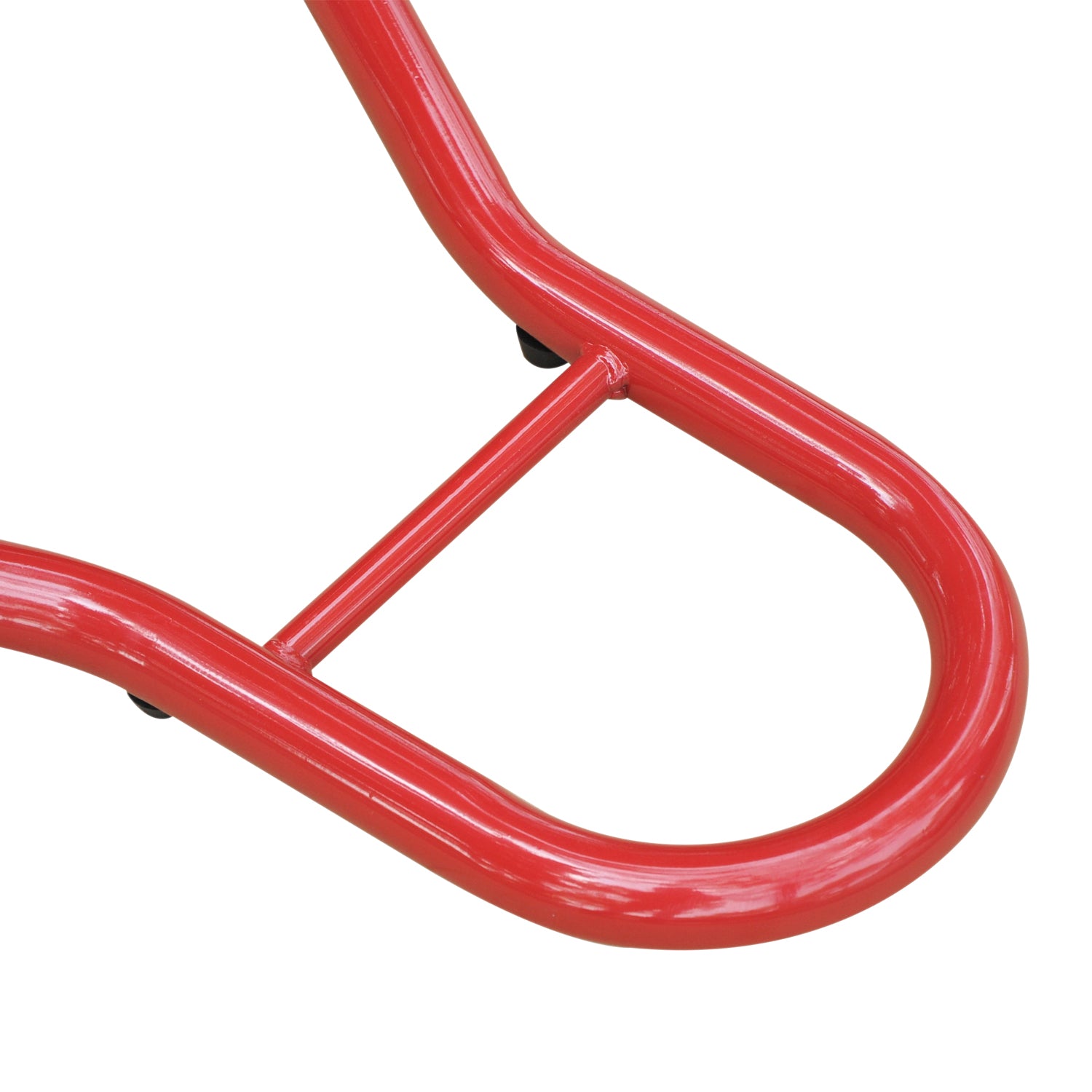 Descanso de Mota Portátil - 80 x 50 x 40 cm - Cor Vermelho