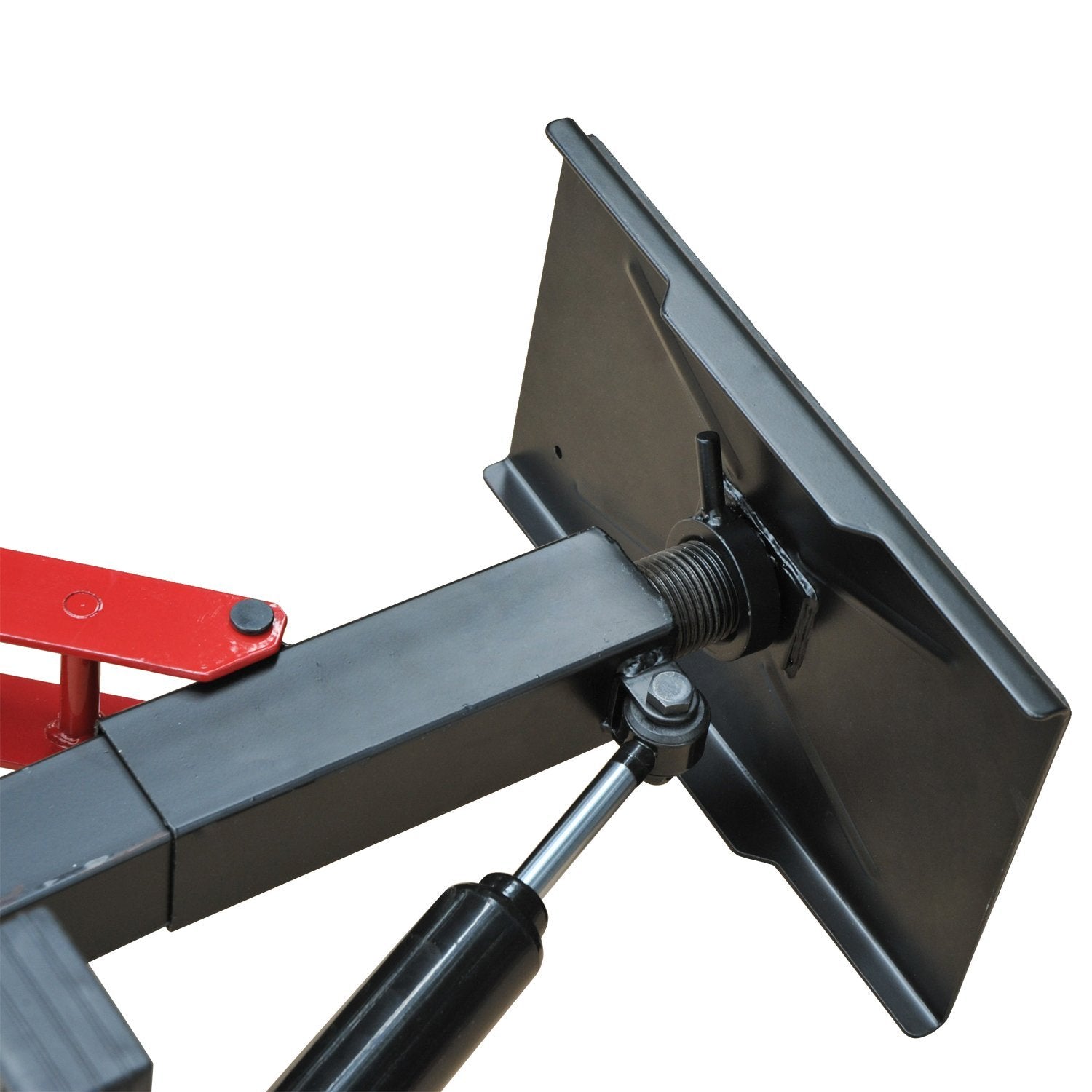 Plataforma Elevadora Universal para Motocicletas 28x17,5x24,5-35,5 cm Preto e Vermelho
