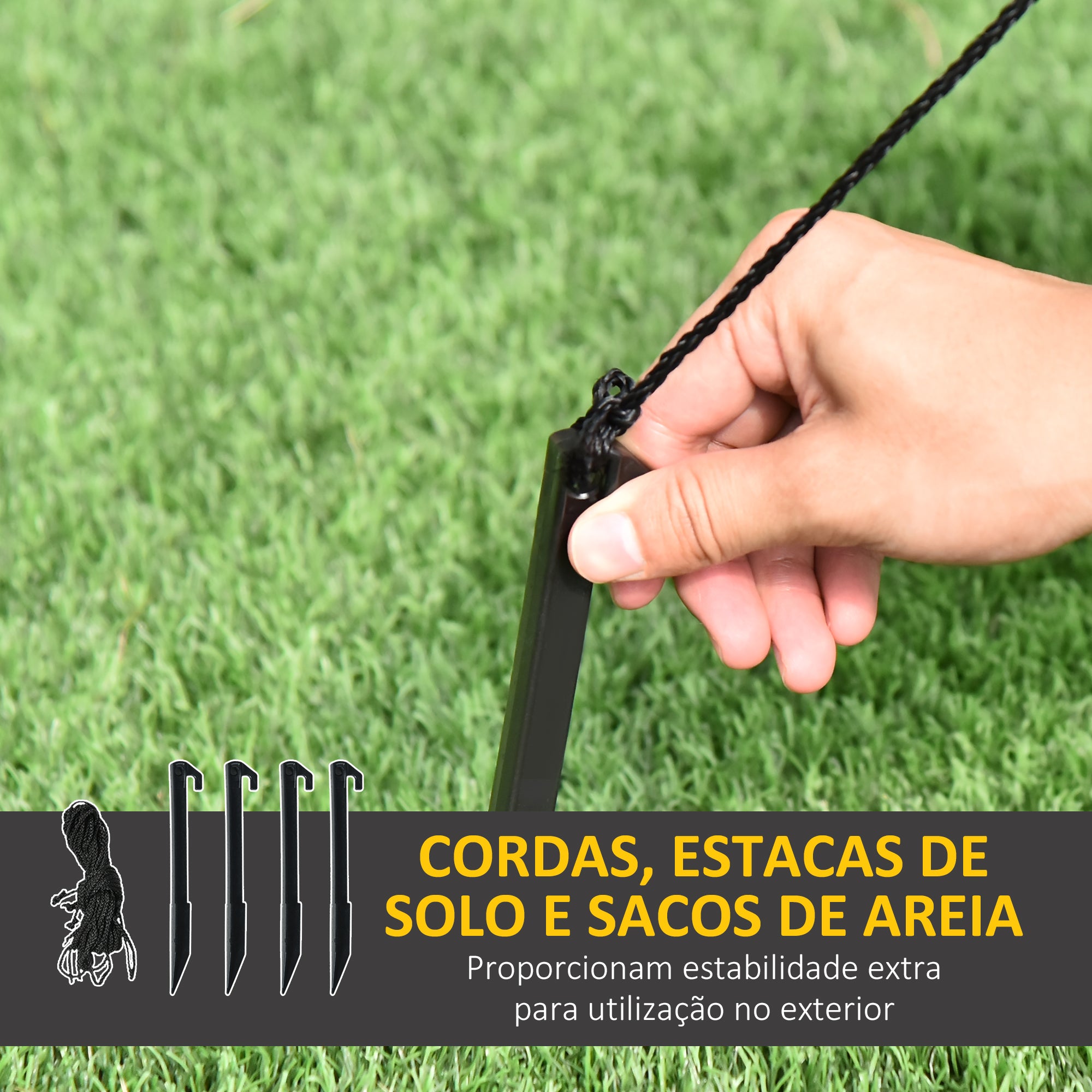 Decoração de Natal insuflável – 80x70x210 cm – Vermelho – Poliéster