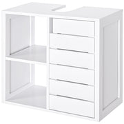 Móvel para Casa de Banho Branco 60x30x54 cm - Armazenamento Extra e Prático