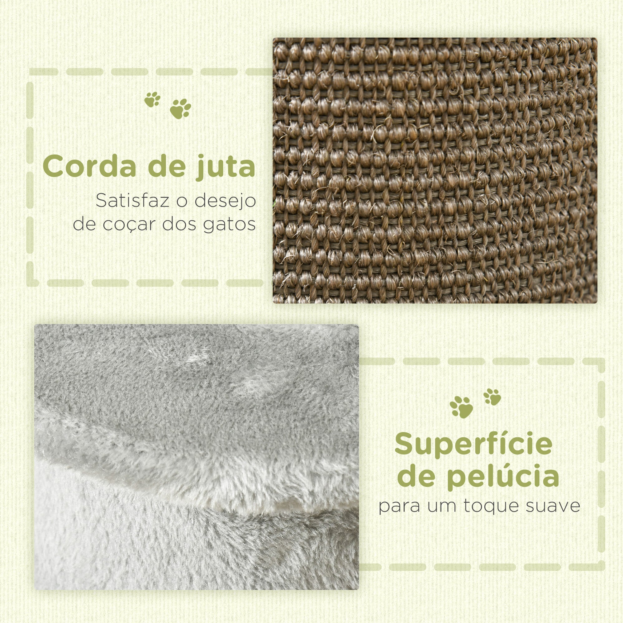Poste de Arranhar para Gatos Cinza 34x25,5x58 cm - Diversão Garantida para o seu Felino
