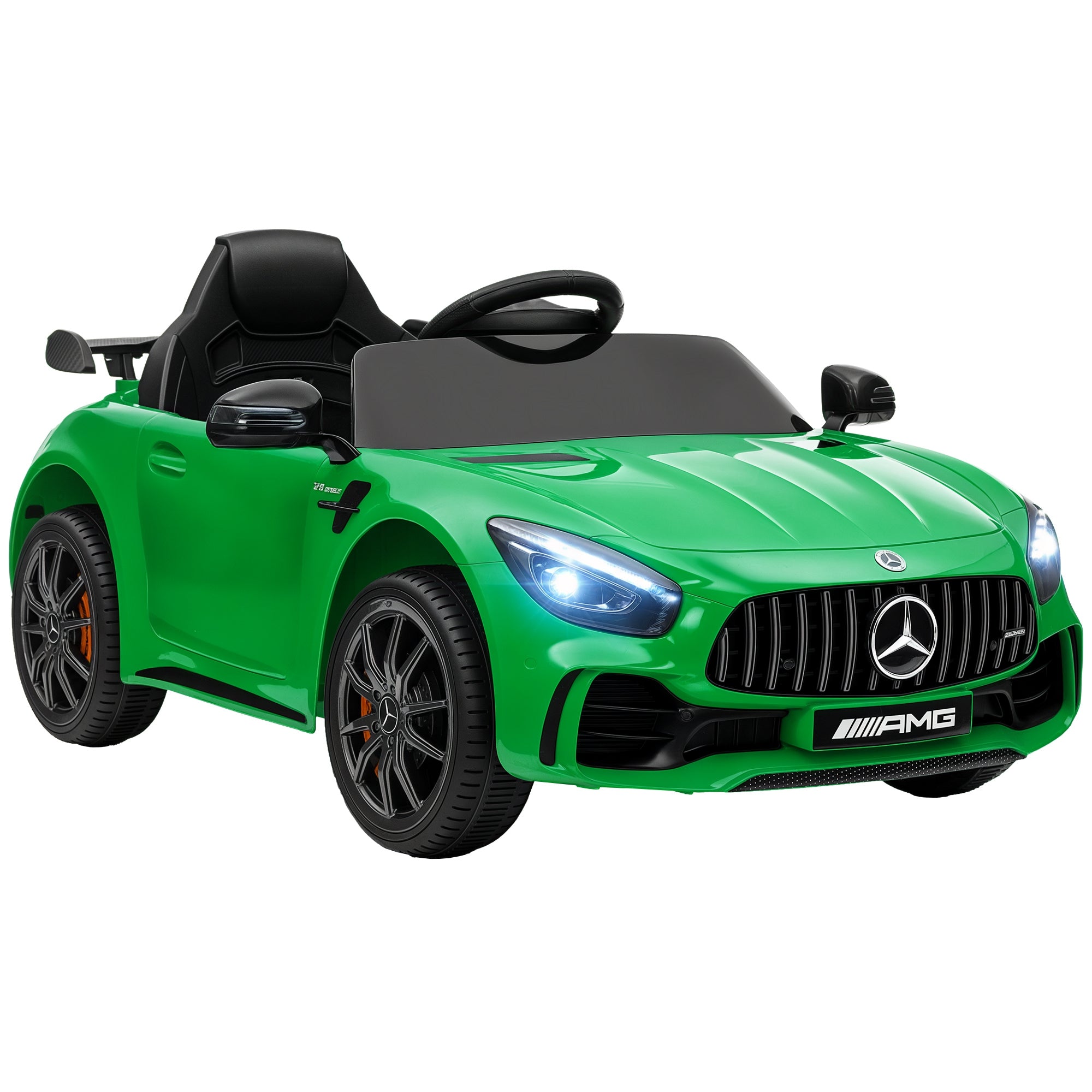 Carro Elétrico Infantil Verde 108x67x46 cm Licença Mercedes-Benz