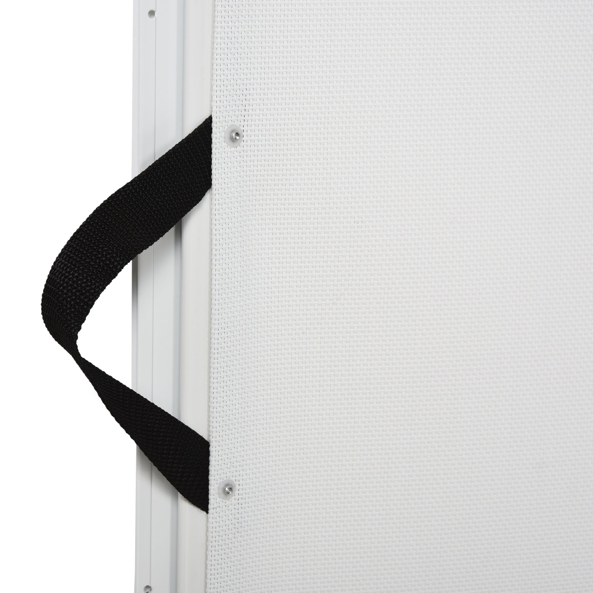 Barreira de Segurança Extensível até 115 cm - Textilene Branco