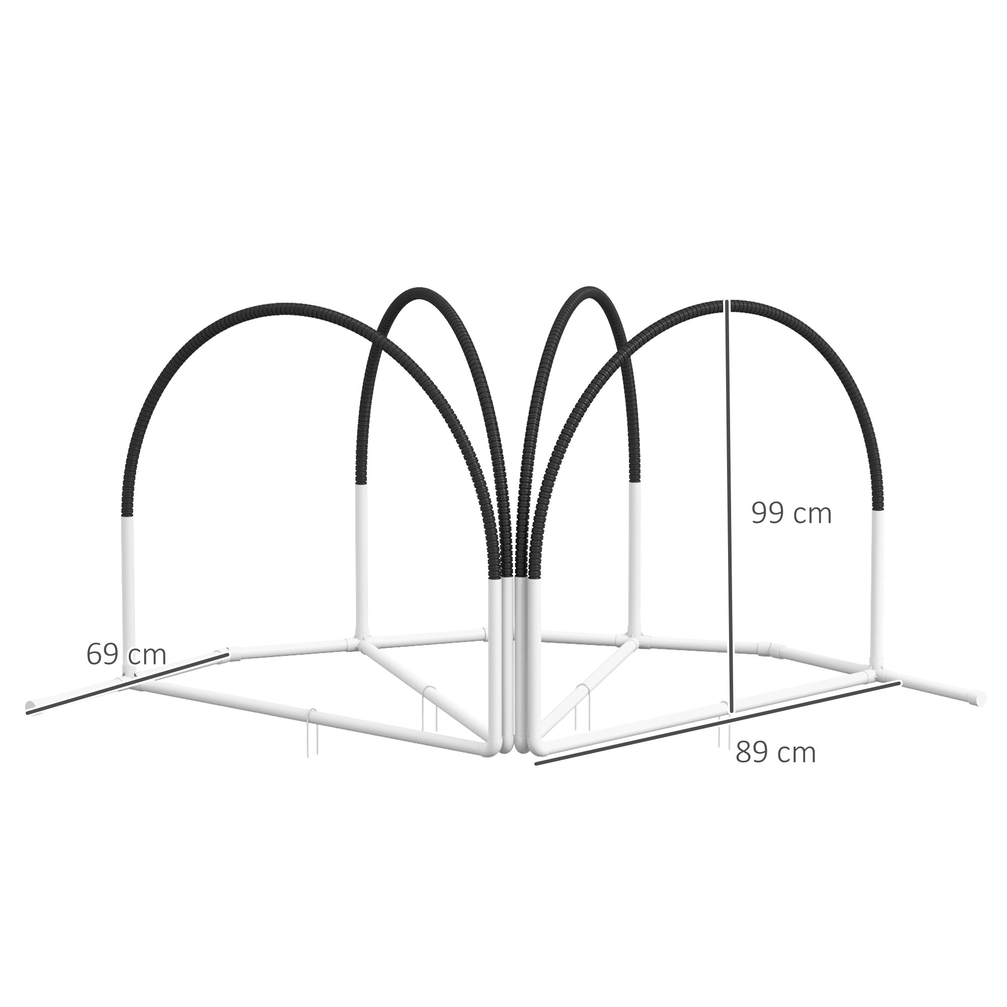 Conjunto de Treino de Agilidade para Cães – 89x69x99 cm – Multicor – PE, ABS e Oxford